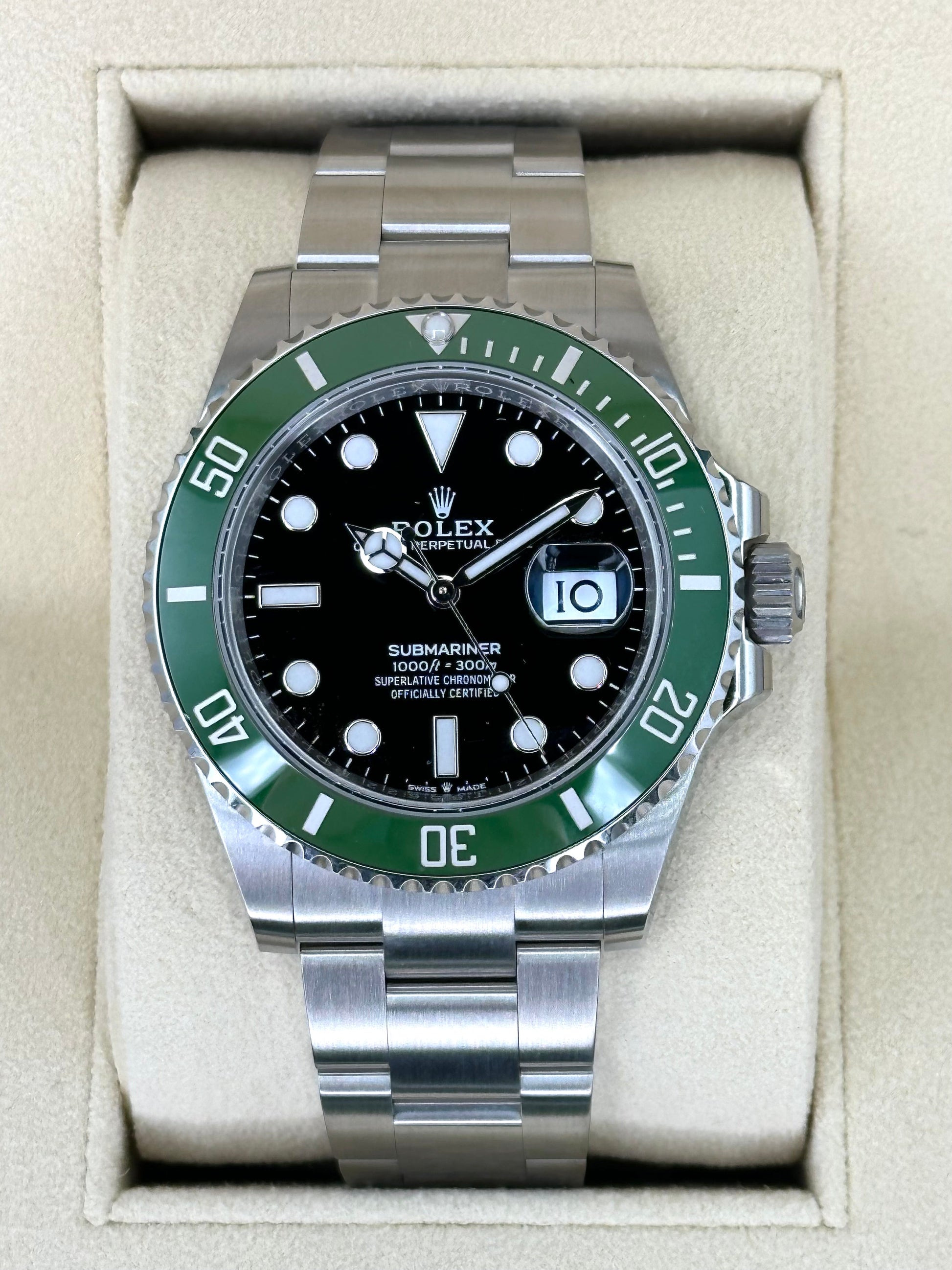 NEW 2024 Rolex Submariner "Starbucks" 40mm 126610LV Black Dial - MyWatchLLC