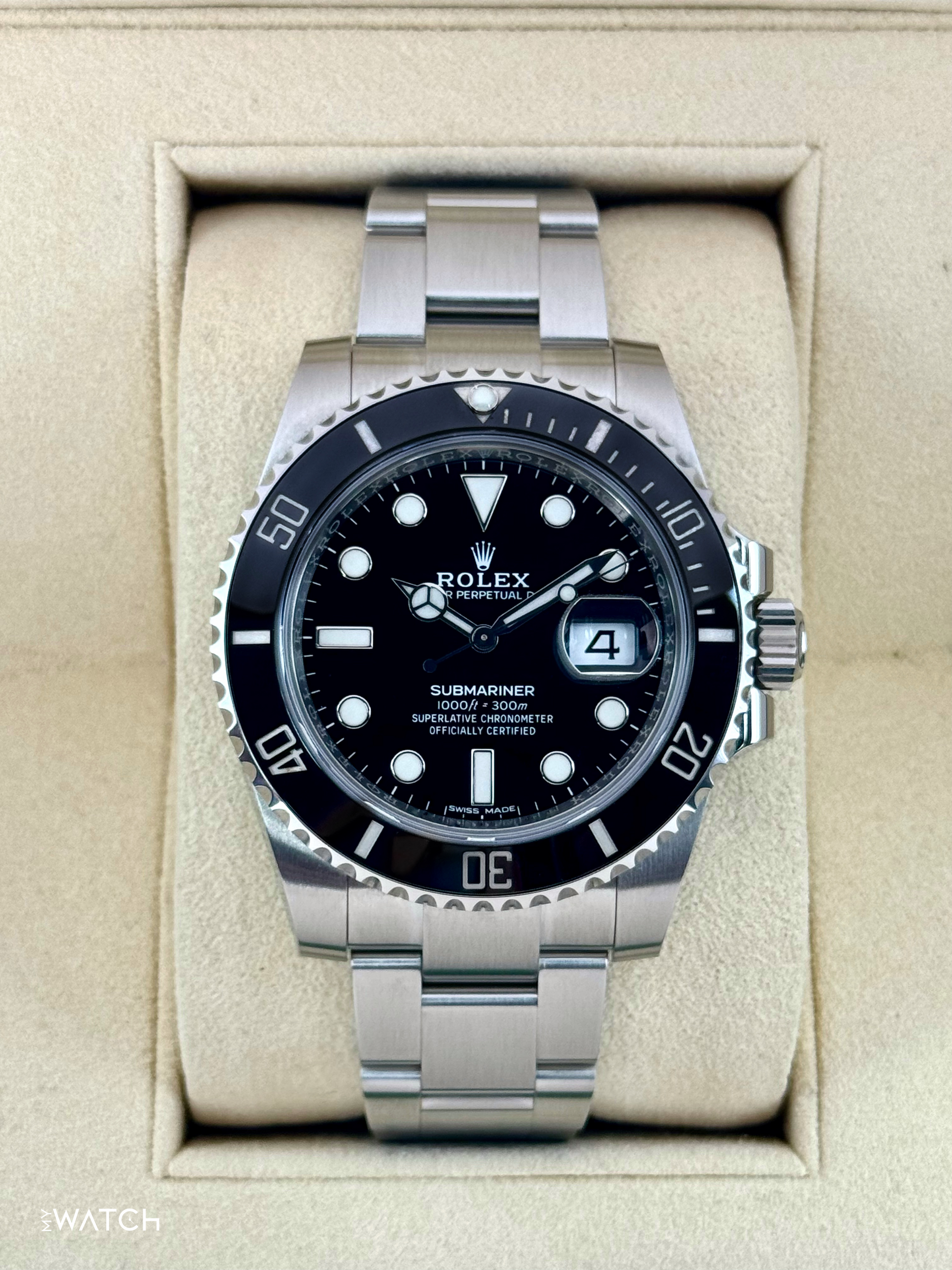 2020 Rolex Submariner 40mm 116610LN Stainless Steel Black Dial - MyWatchLLC