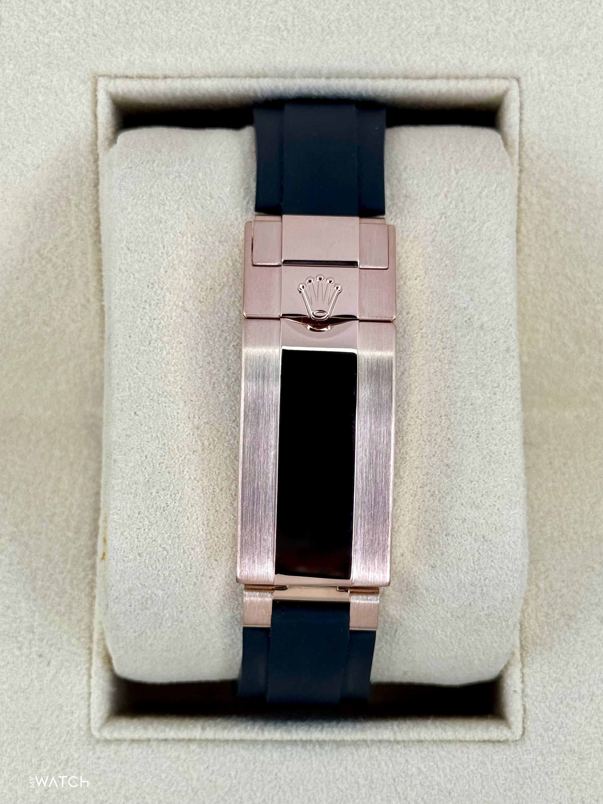 2023 Rolex Yacht-Master 40mm 126655 Rose Gold Diamond Paved Dial - MyWatchLLC