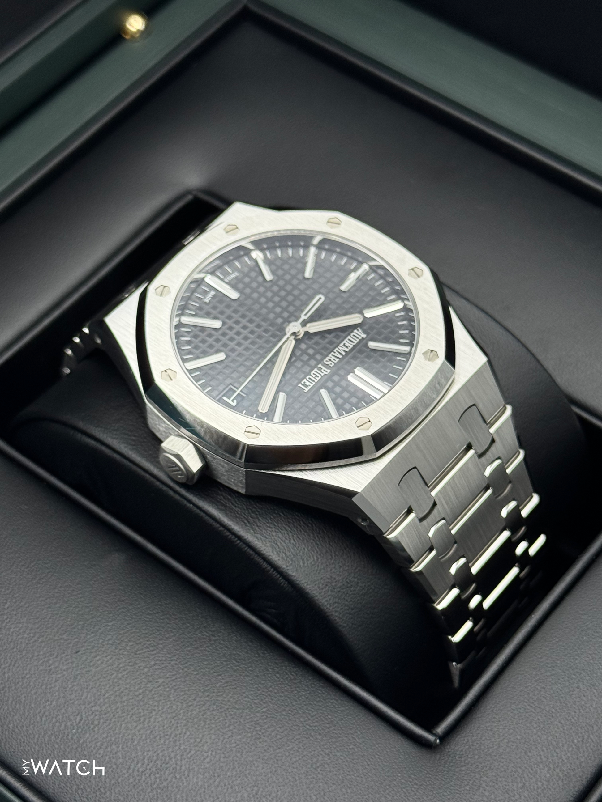 2025 Audemars Piguet  Royal Oak  41mm 15510ST Stainless Steel Black Dial - MyWatchLLC