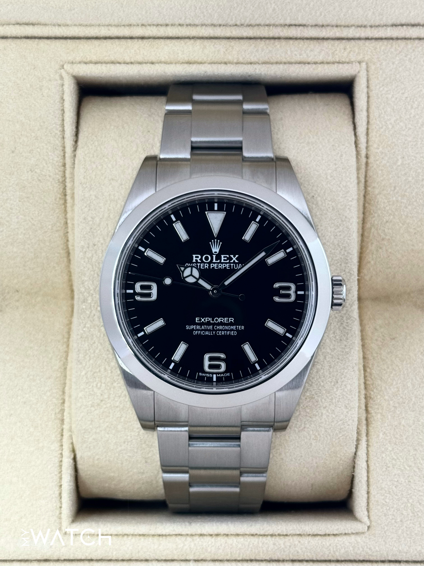 2020 Rolex Explorer 39mm 214270 Stainless Steel Black Dial - MyWatchLLC