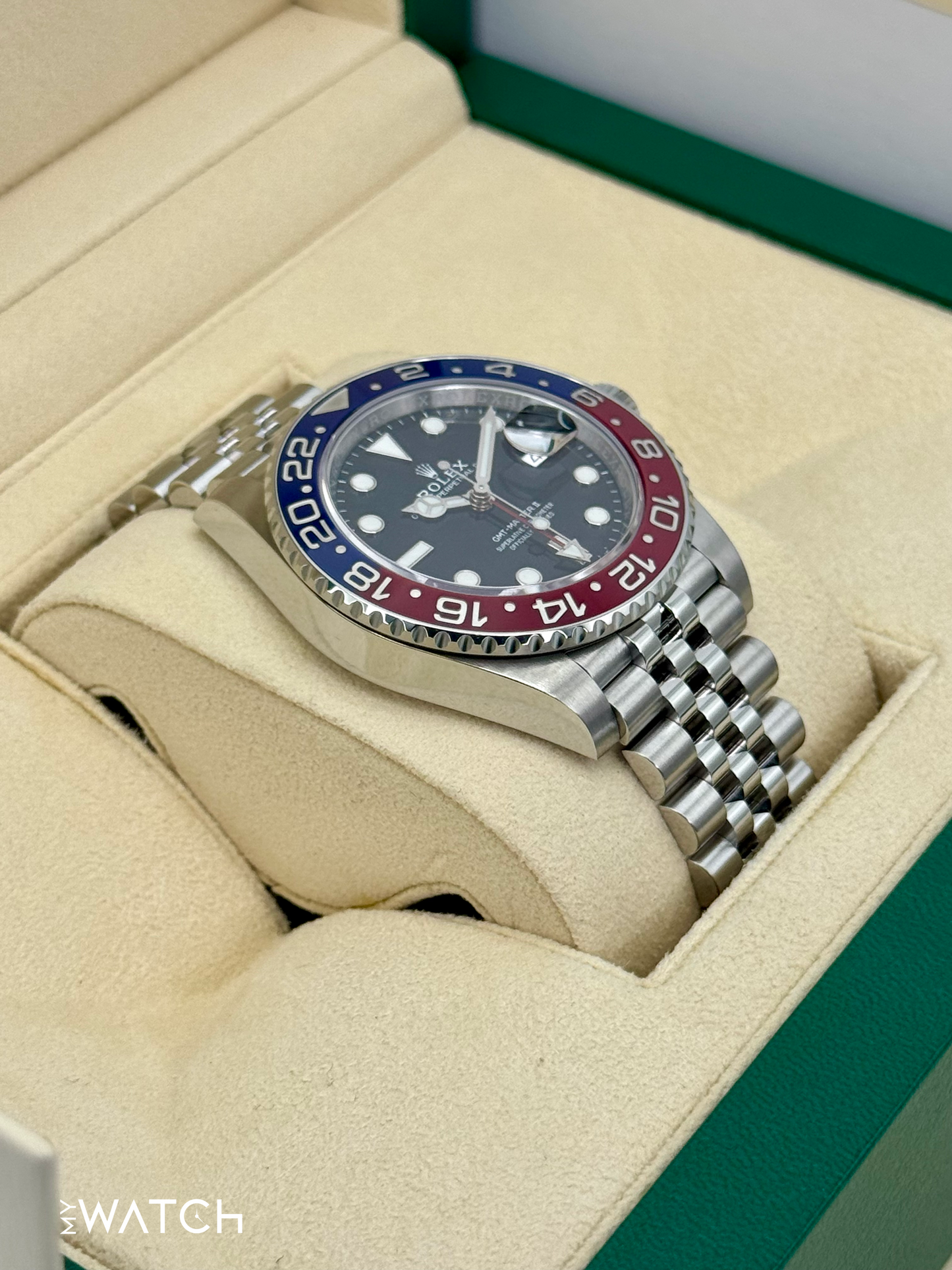2021 Rolex GMT-Master II "Pepsi" 40mm 126710BLRO Jubilee - MyWatchLLC