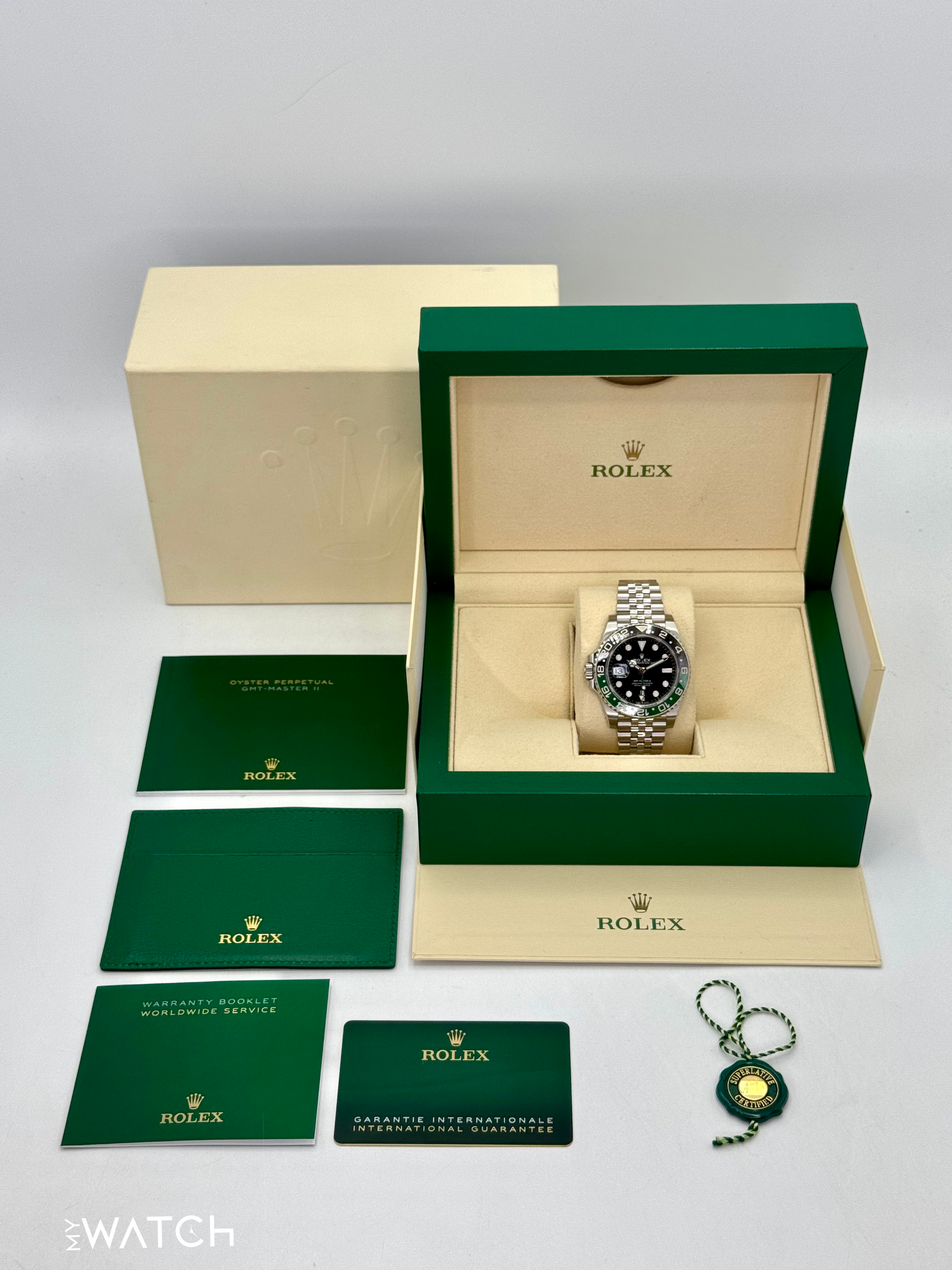 2024 Rolex GMT-Master II "Sprite" 40mm 126720VTNR Jubilee - MyWatchLLC
