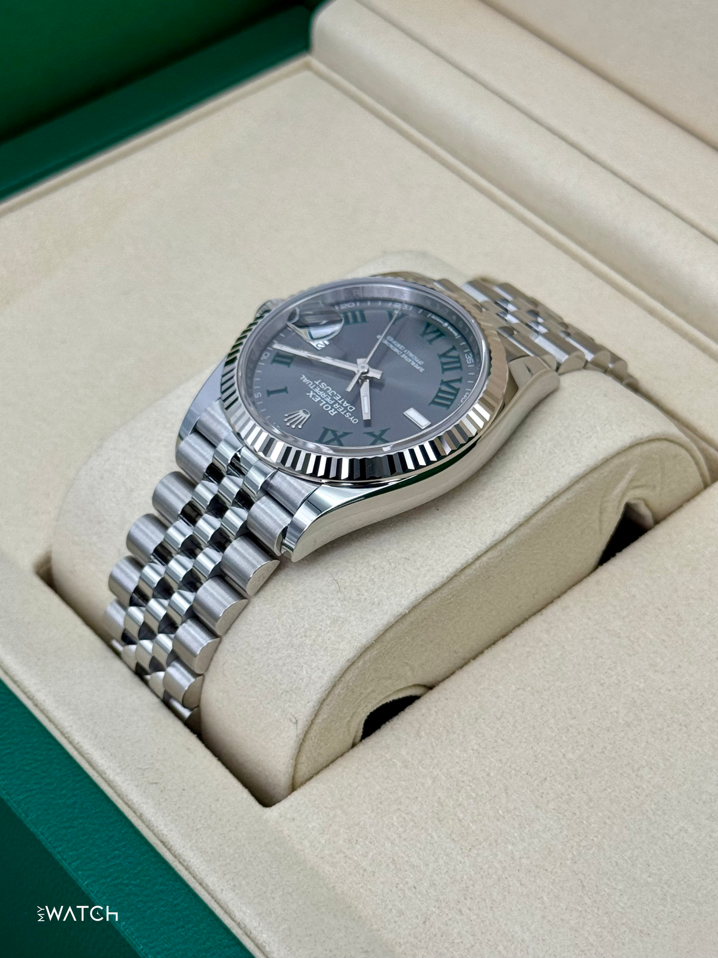 NEW 2025 Rolex Datejust 36mm 126234 Jubilee Wimbledon Dial