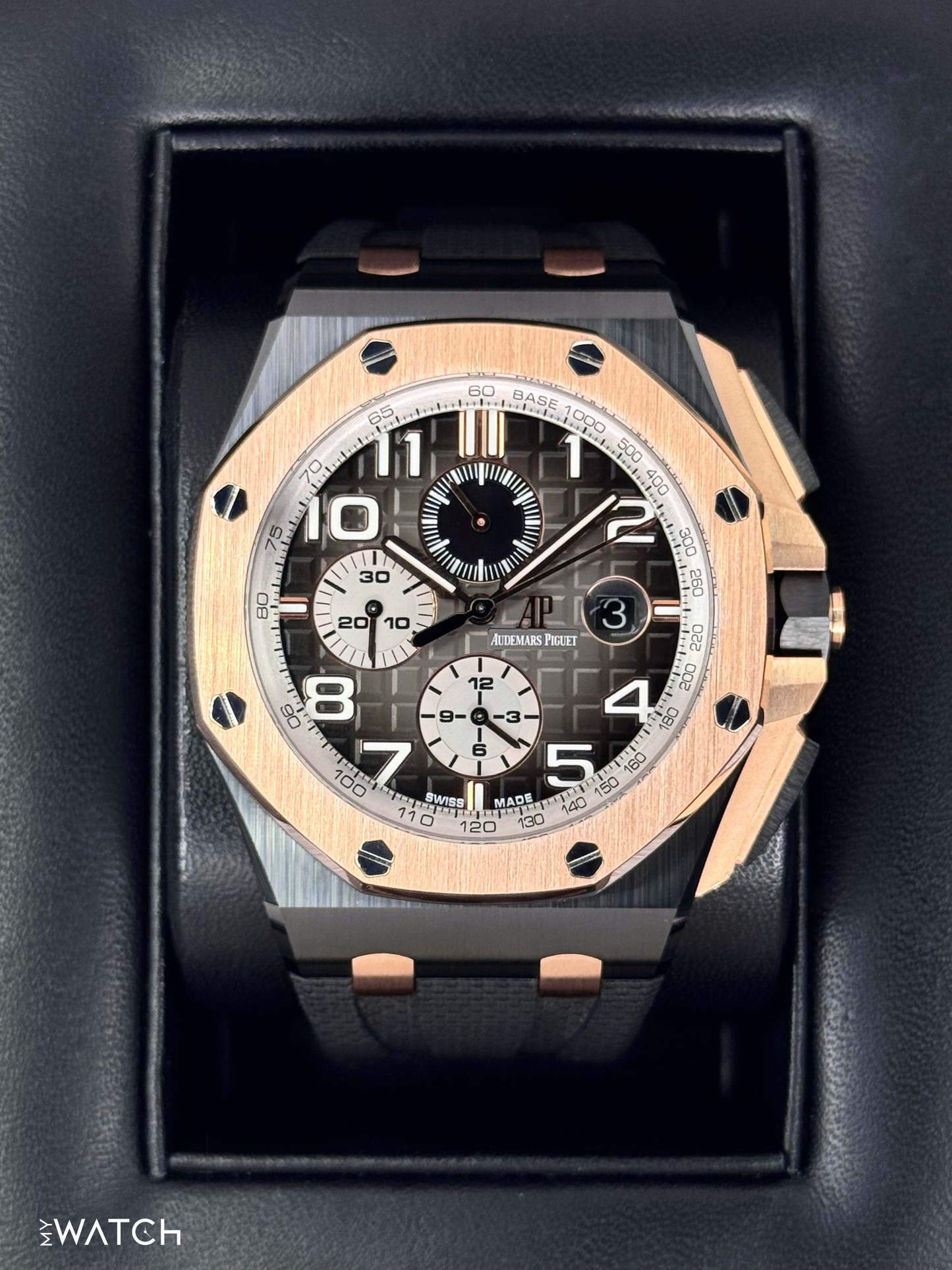 2021 Audemars Piguet Royal Oak Offshore 44mm 26405NR Rose Gold Black Dial - MyWatchLLC