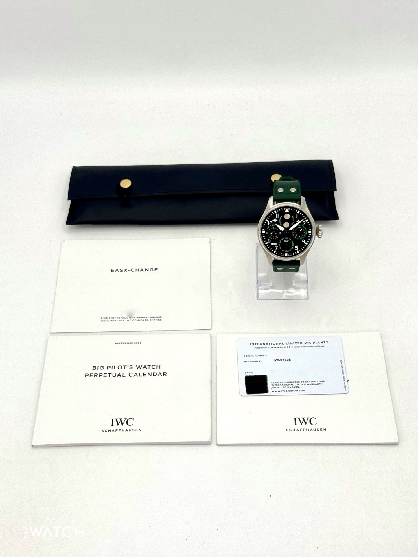 2023 IWC Pilot's Watch Perpetual Calendar 46.2mm IW503608 Green - MyWatchLLC