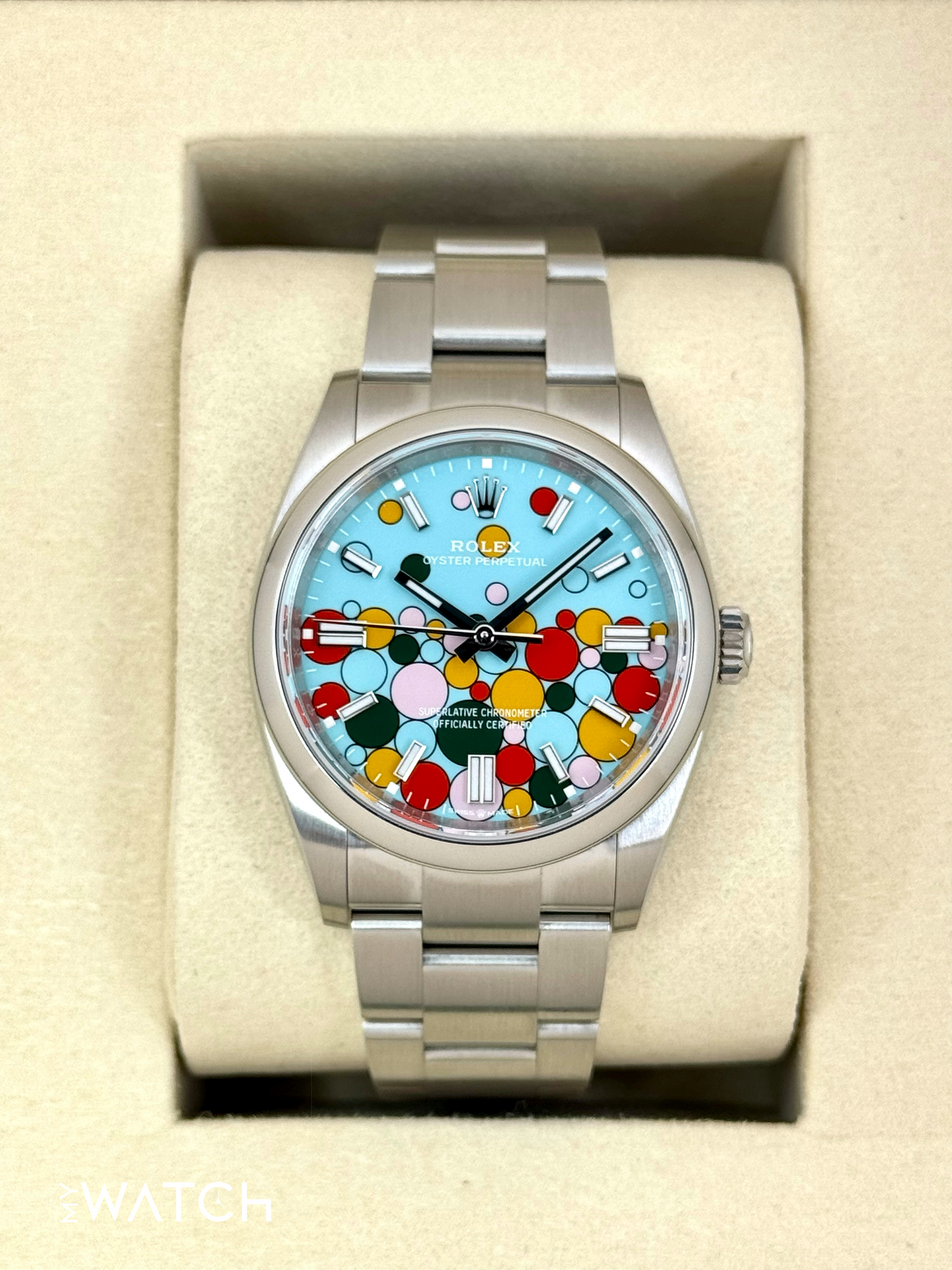 NEW 2025 Rolex Oyster Perpetual 36mm 126000 Celebration Dial - MyWatchLLC