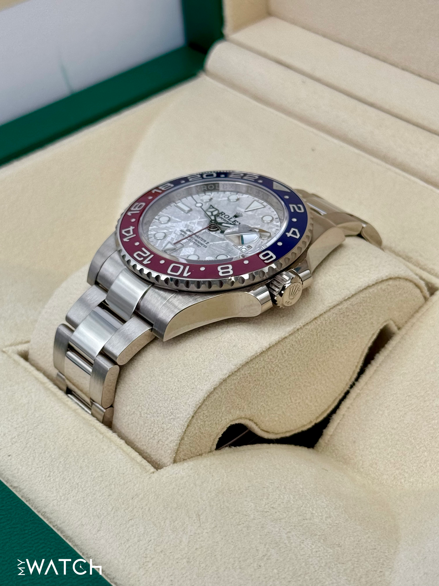 2022 Rolex GMT-Master II "Pepsi" 40mm 126719BLRO Meteorite Dial - MyWatchLLC