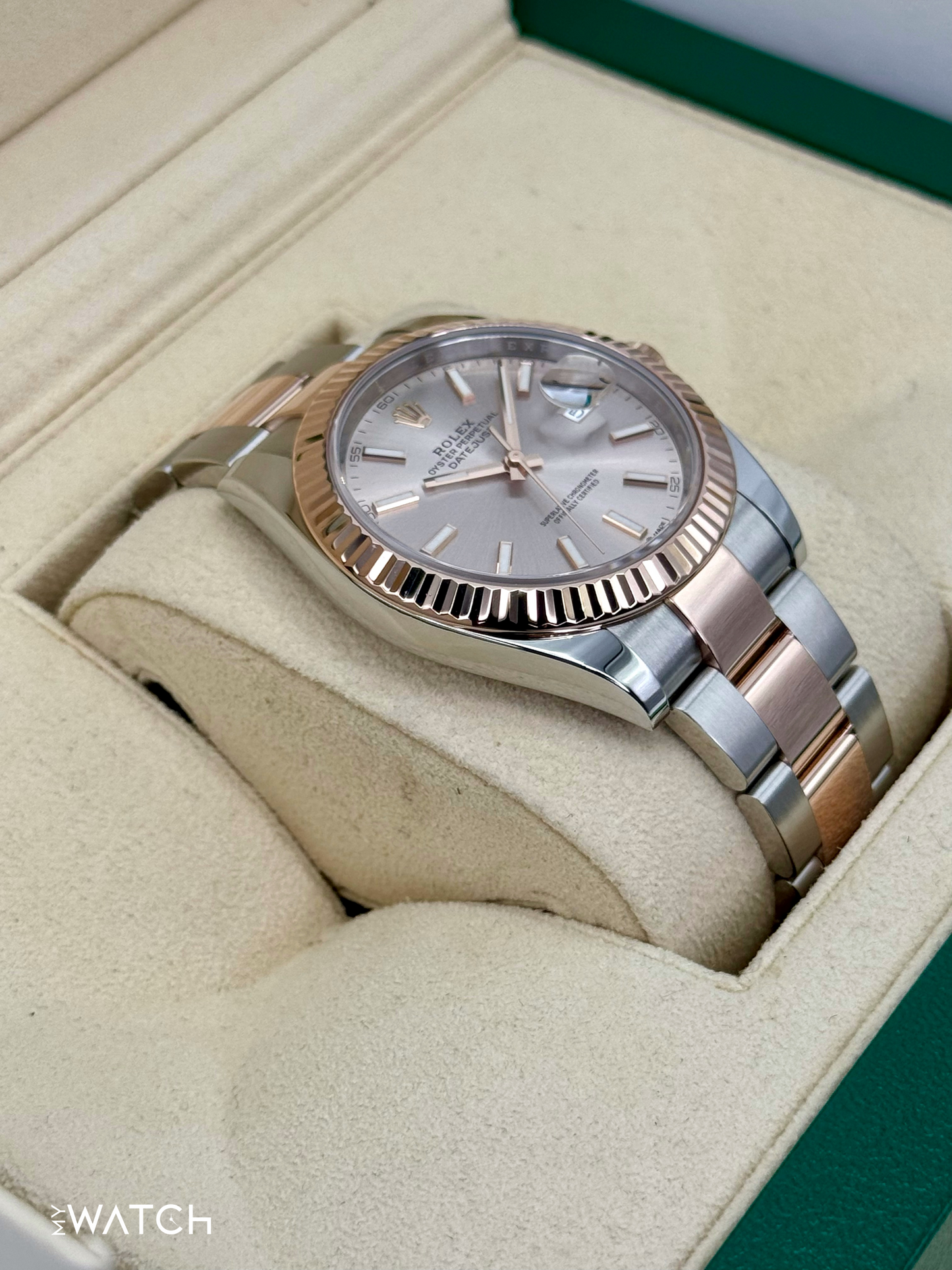 2023 Rolex Datejust 41mm 126331 Two-Tone Oyster Sundust Dial - MyWatchLLC