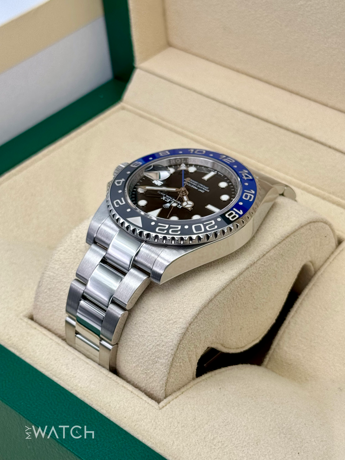 2022 Rolex GMT-Master II "Batman" 40mm 126710BLNR Oyster - MyWatchLLC