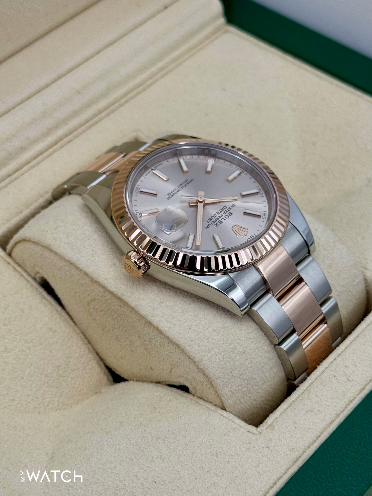 2023 Rolex Datejust 41mm 126331 Two-Tone Oyster Sundust Dial - MyWatchLLC