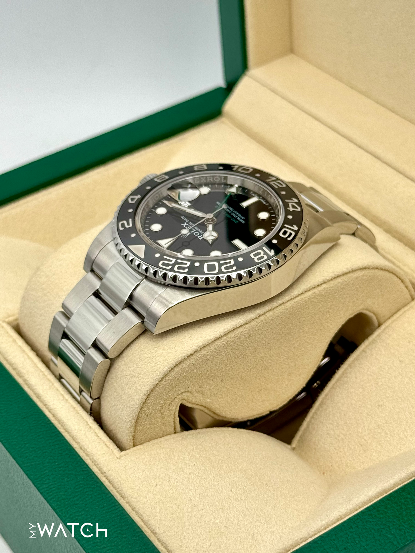 2018 Rolex GMT-Master II 40mm 116710LN Stainless Steel Black Dial - MyWatchLLC