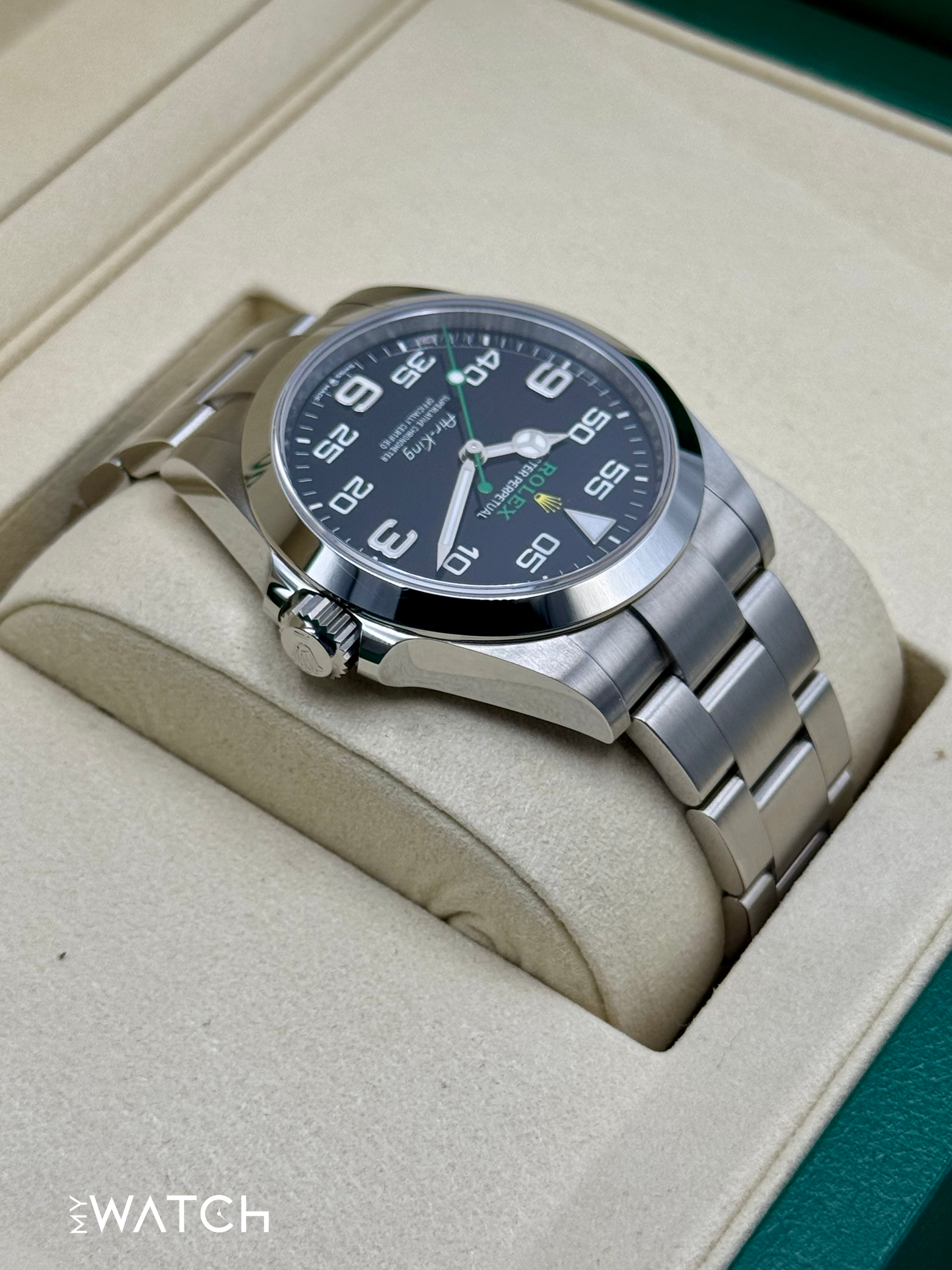 2025 Rolex Air-King 40mm 126900 Stainless Steel Black Dial - MyWatchLLC