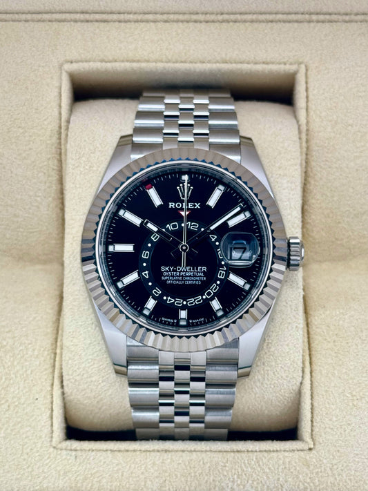 NEW 2025 Rolex Sky-Dweller 42mm 336934 Jubilee Black Dial - MyWatchLLC