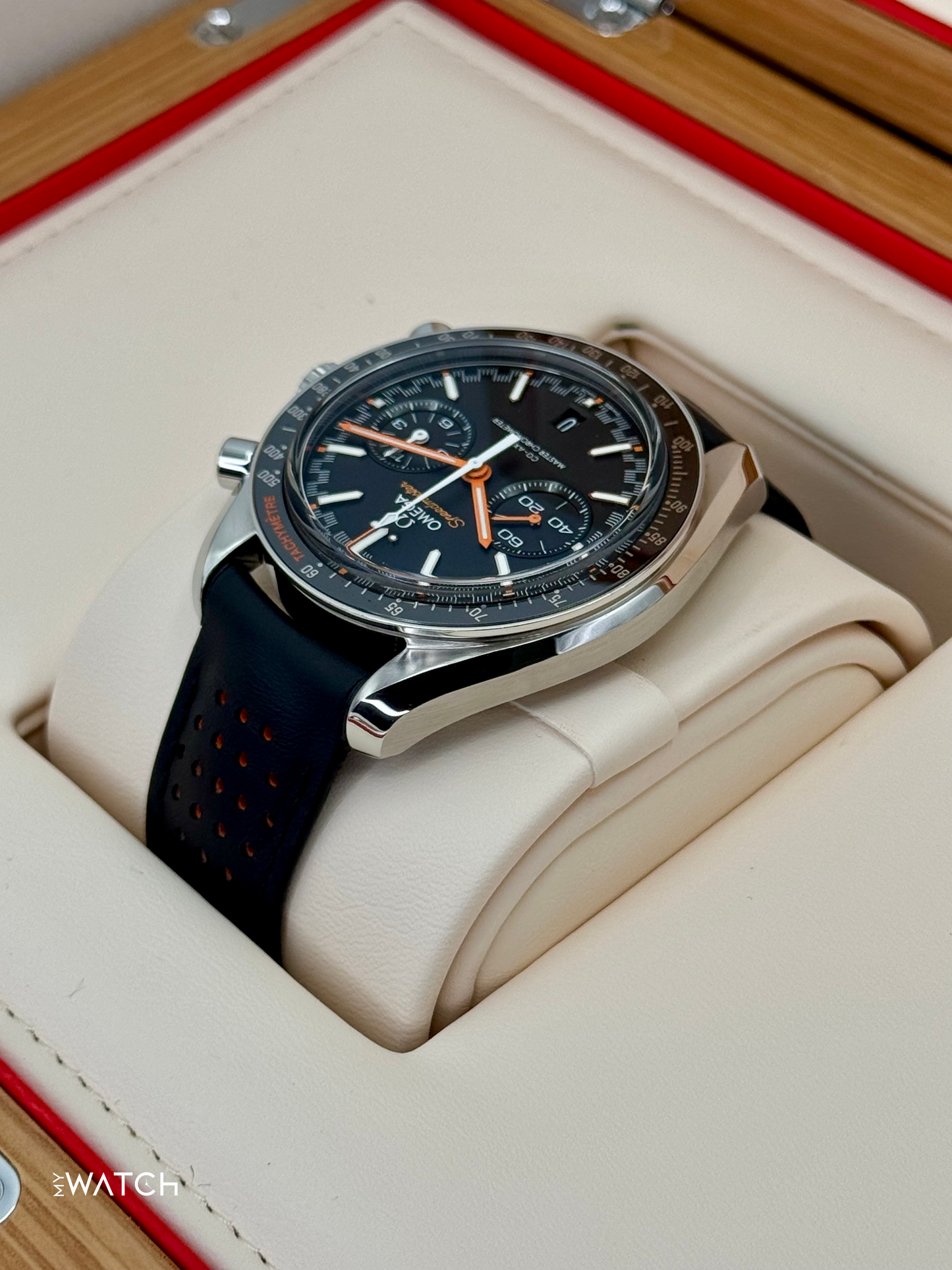 2022 Omega Speeedmaster Racing 44.2mm 329.32.44.51.01.001 Black Dial - MyWatchLLC