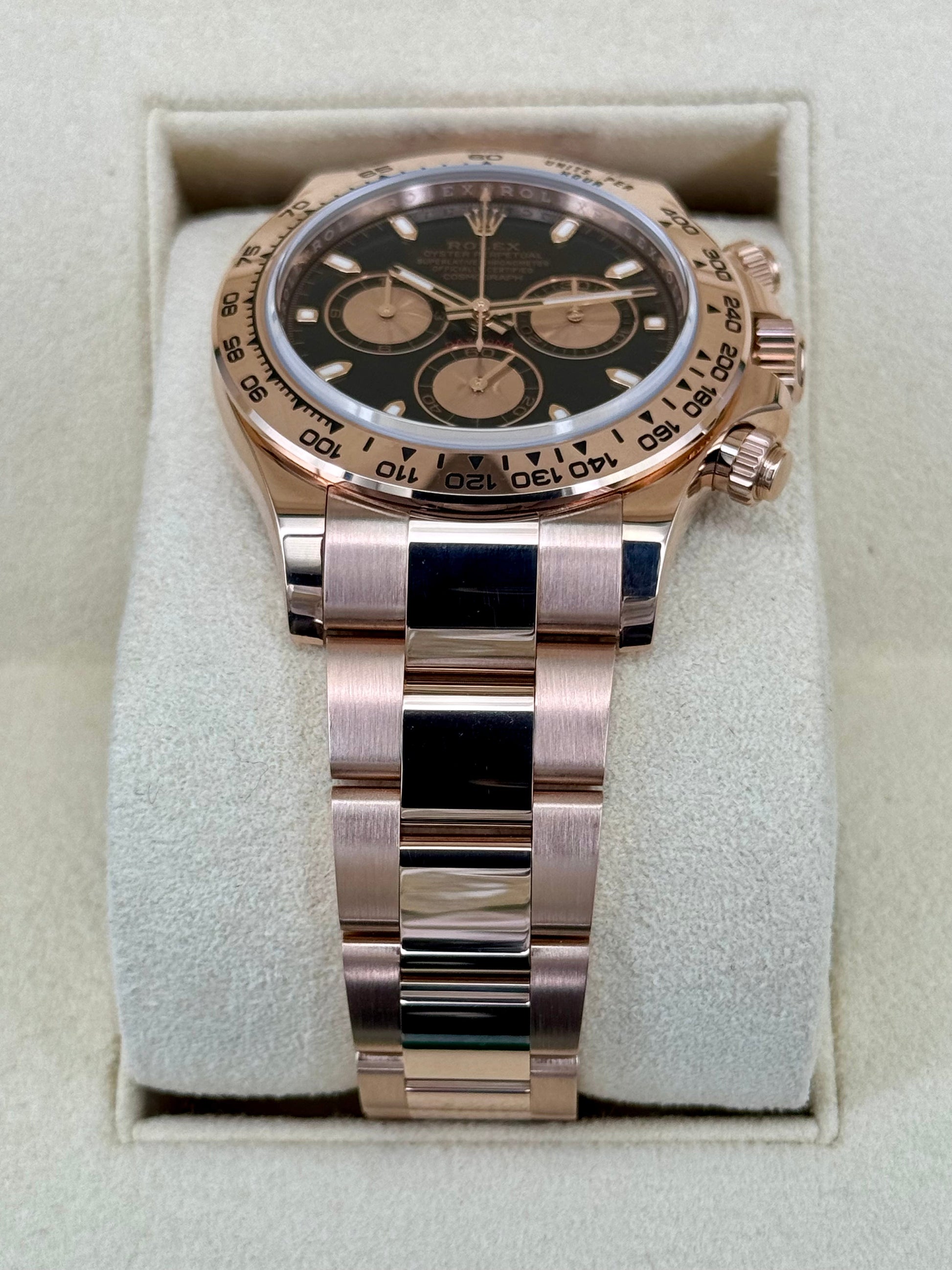 2020 Rolex Daytona Rose Gold 116505 Black and Sundust Dial - MyWatchLLC