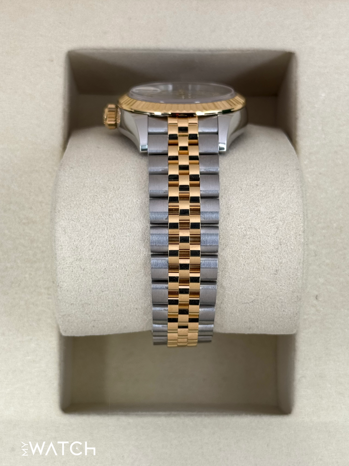 NEW 2025 Rolex Lady Datejust 28mm 279173 Jubilee MOP Diamond Dial - MyWatchLLC