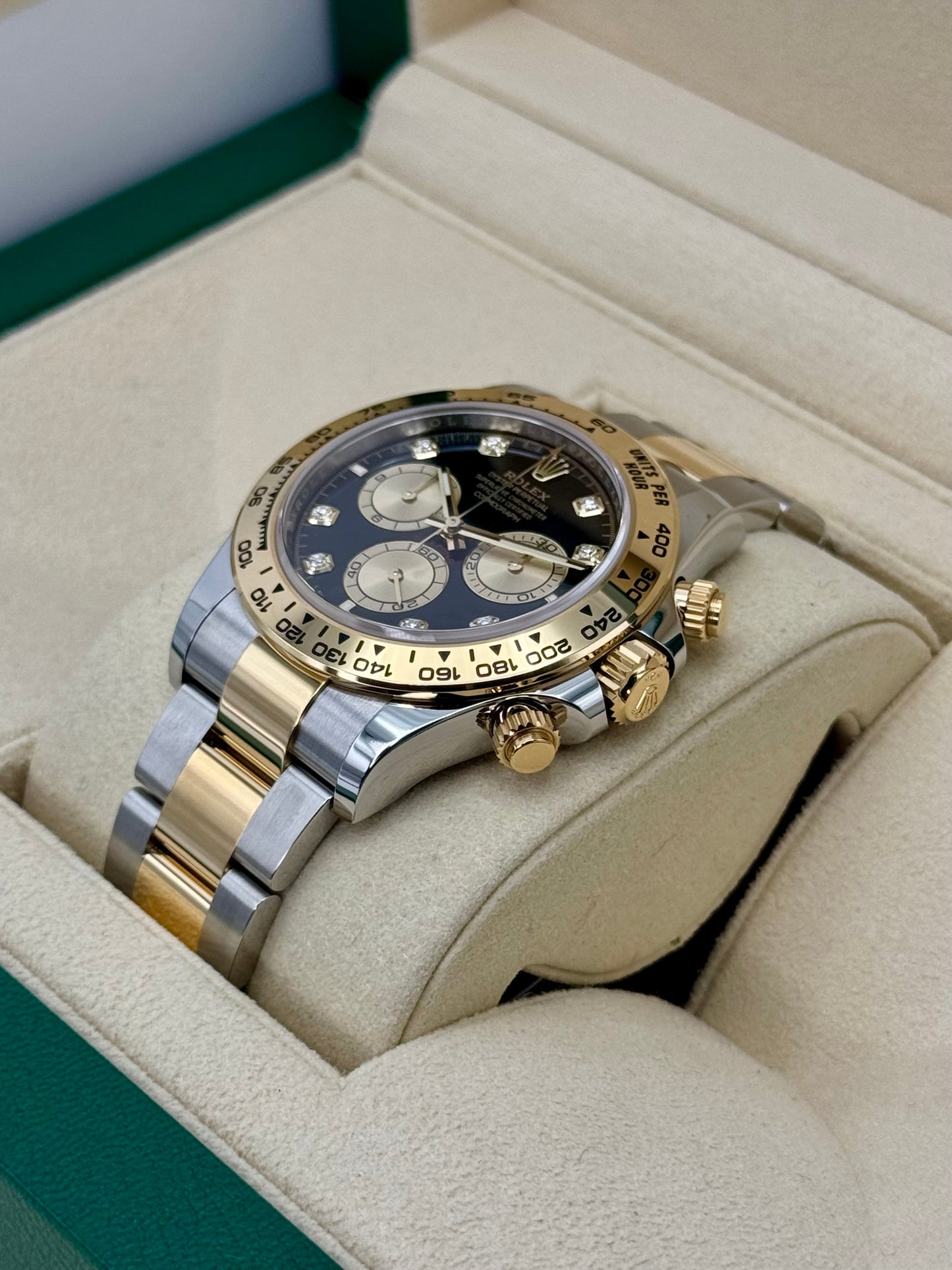 NEW 2025 Rolex Daytona 40mm 126503 Two-Tone Black Diamond Dial - MyWatchLLC