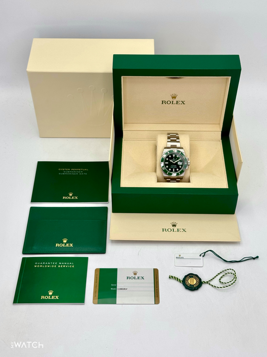 2017 Rolex Submariner “Hulkâ€?40mm 116610LV Green Dial - MyWatchLLC