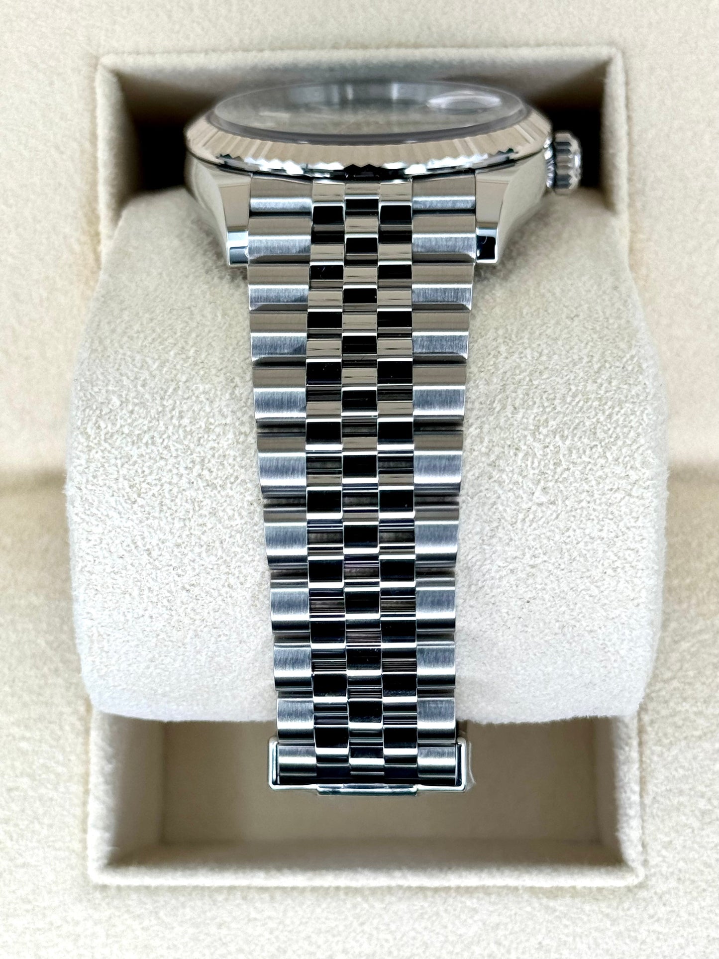 NEW 2023 Rolex Datejust 36mm 126234 Stainless Steel Jubilee Green Dial - MyWatchLLC