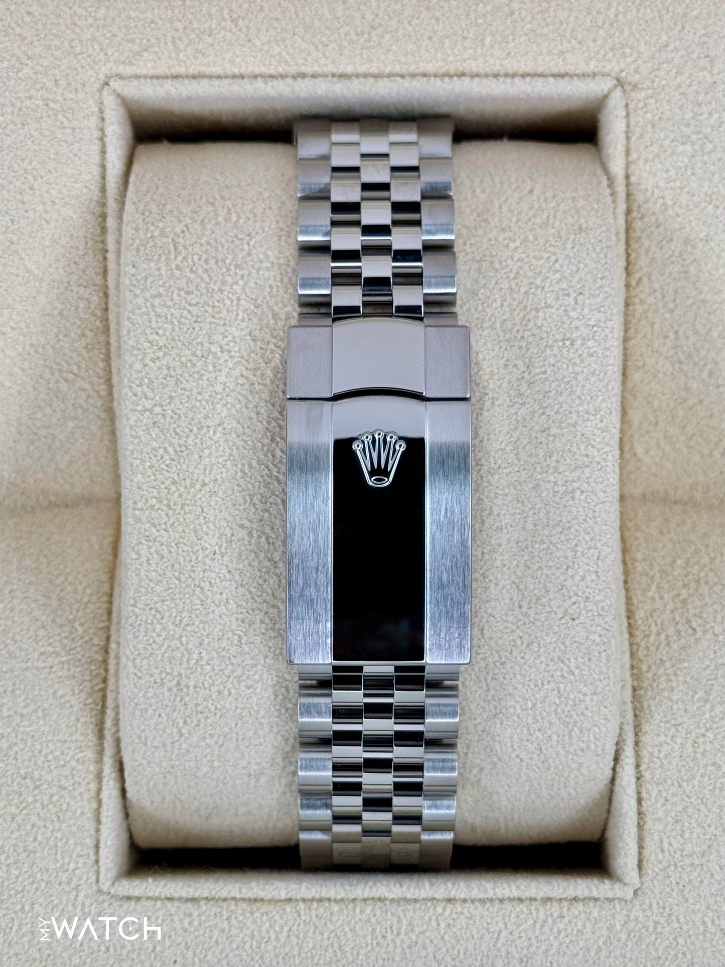 2024 Rolex Datejust 41mm 126334 Stainless Steel Jubilee Rhodium Diamond Dial - MyWatchLLC