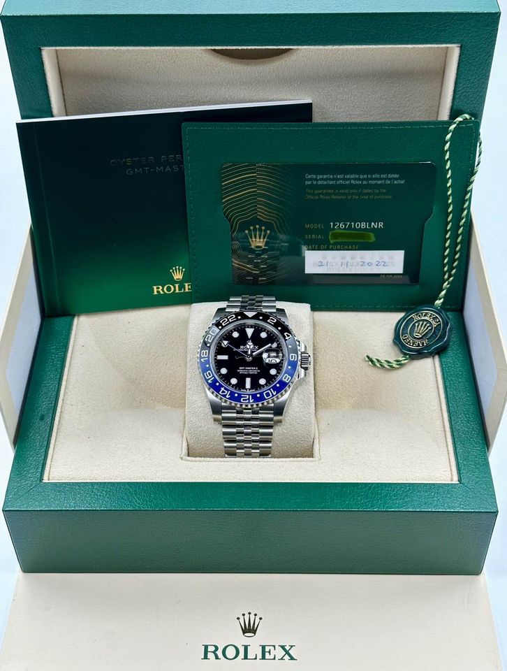 NEW 2022 Rolex GMT-Master II “Batgirlâ€?126710BLNR SS on Jubilee - MyWatchLLC