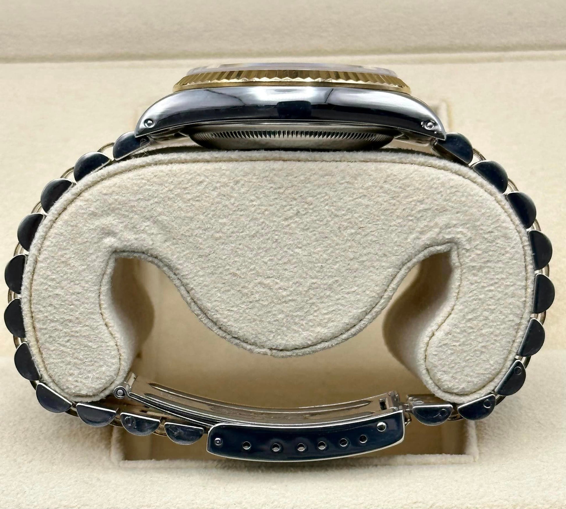 Rolex Datejust 36mm 16233 Two-Tone Champagne Diamond Dial Jubilee - MyWatchLLC