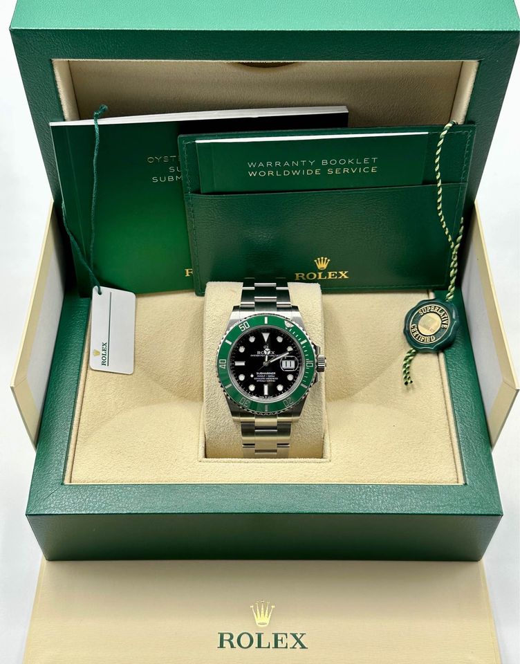 NEW 2023 Rolex Submariner "Starbucks" 126610LV Black Dial Oyster - MyWatchLLC