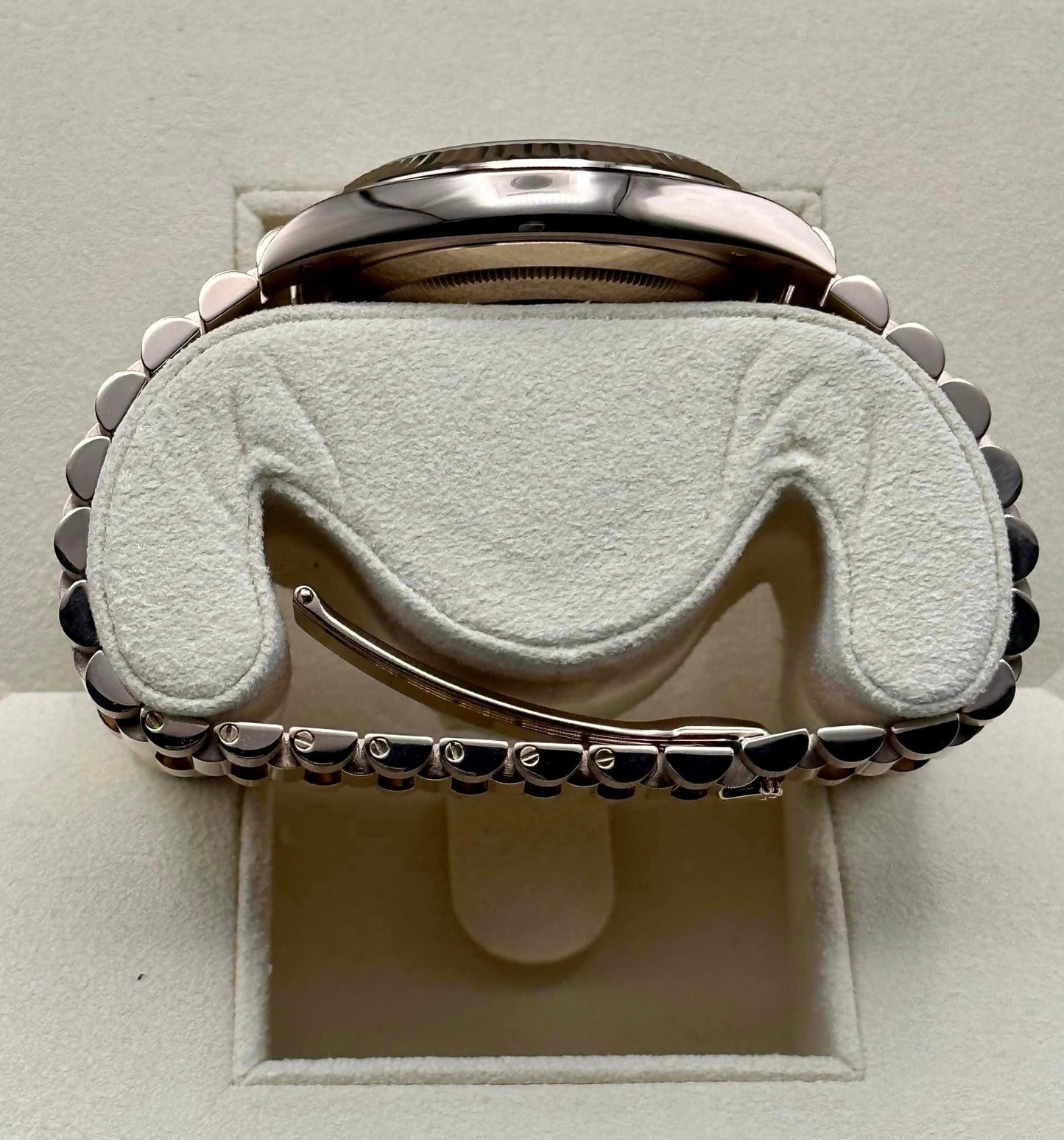 NEW 2020 Rolex Day-Date 40mm 228235 Rose Gold Green Roman Numerals - MyWatchLLC