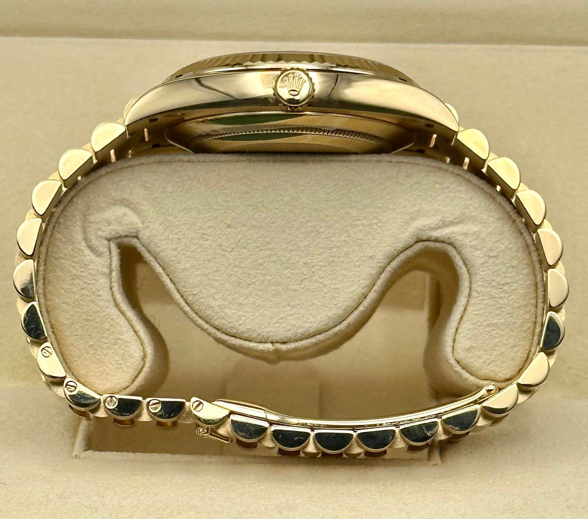 2019 Rolex Day-Date 40mm 228238 YG President White Roman Numeral Dial - MyWatchLLC