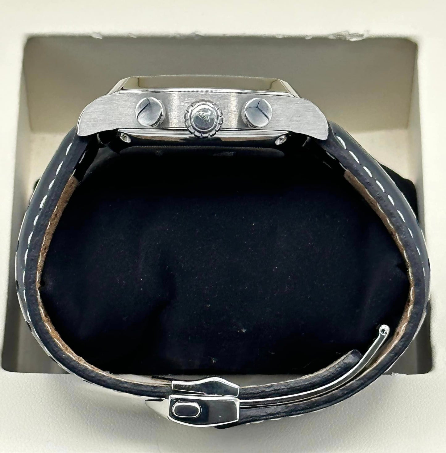 Tag Heuer Monza CR2110 Re-Edition Chronograph Black Dial - MyWatchLLC