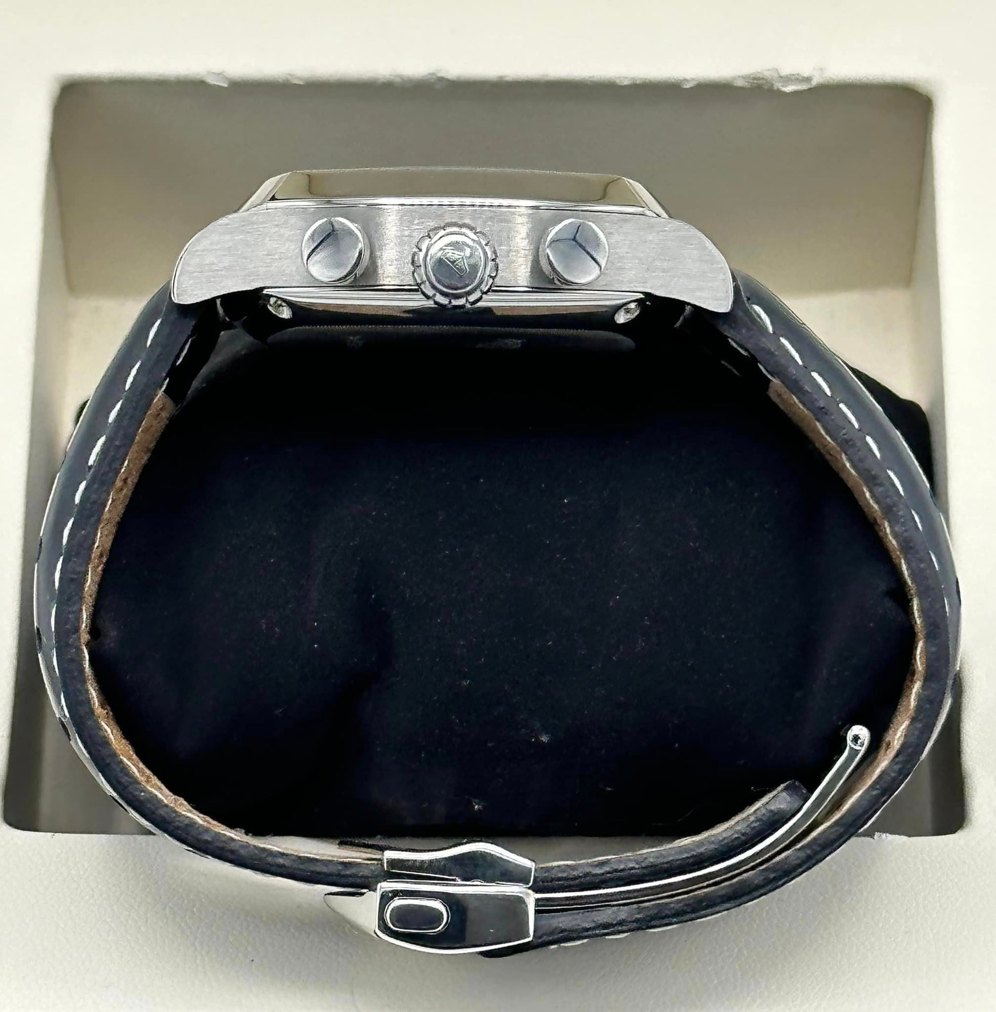 Tag Heuer Monza CR2110 Re-Edition Chronograph Black Dial - MyWatchLLC