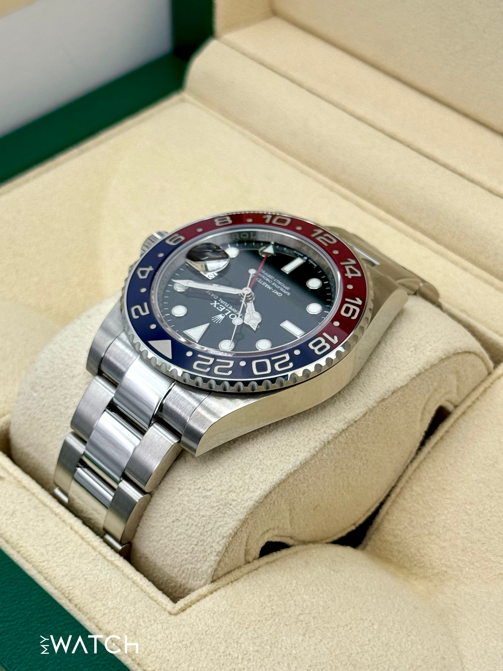 2021 Rolex GMT-Master II "Pepsi" 40mm 126710BLRO Oyster - MyWatchLLC