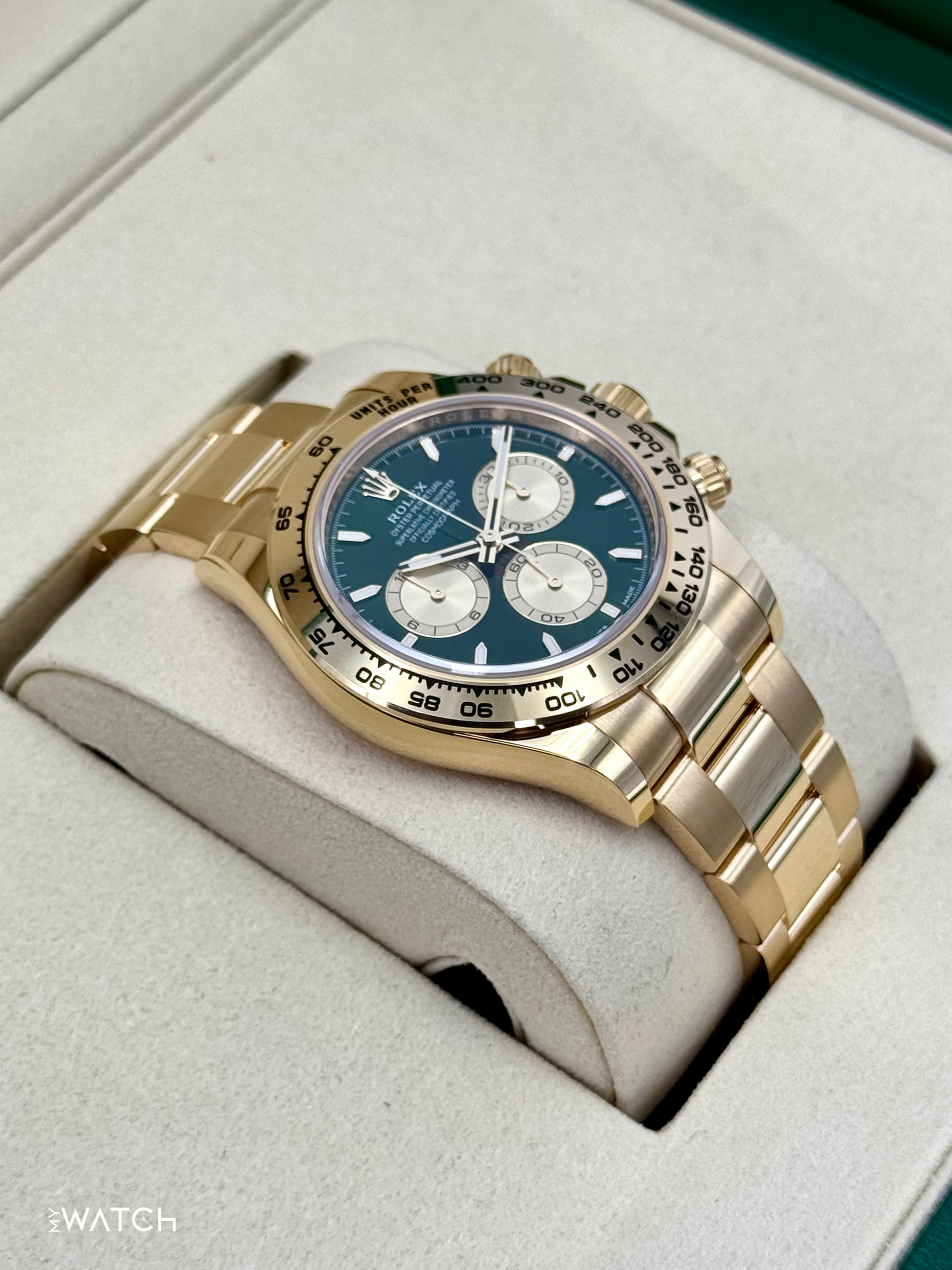 NEW 2025 Rolex Daytona "John Mayer" 40mm 126508 Yellow Gold Green Dial - MyWatchLLC