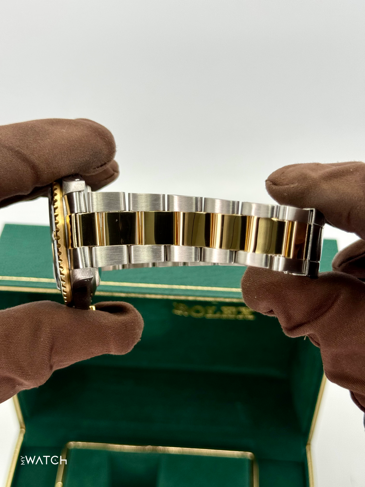 1984 Rolex Submariner 40mm 16803 Two-Tone Black Dial - MyWatchLLC