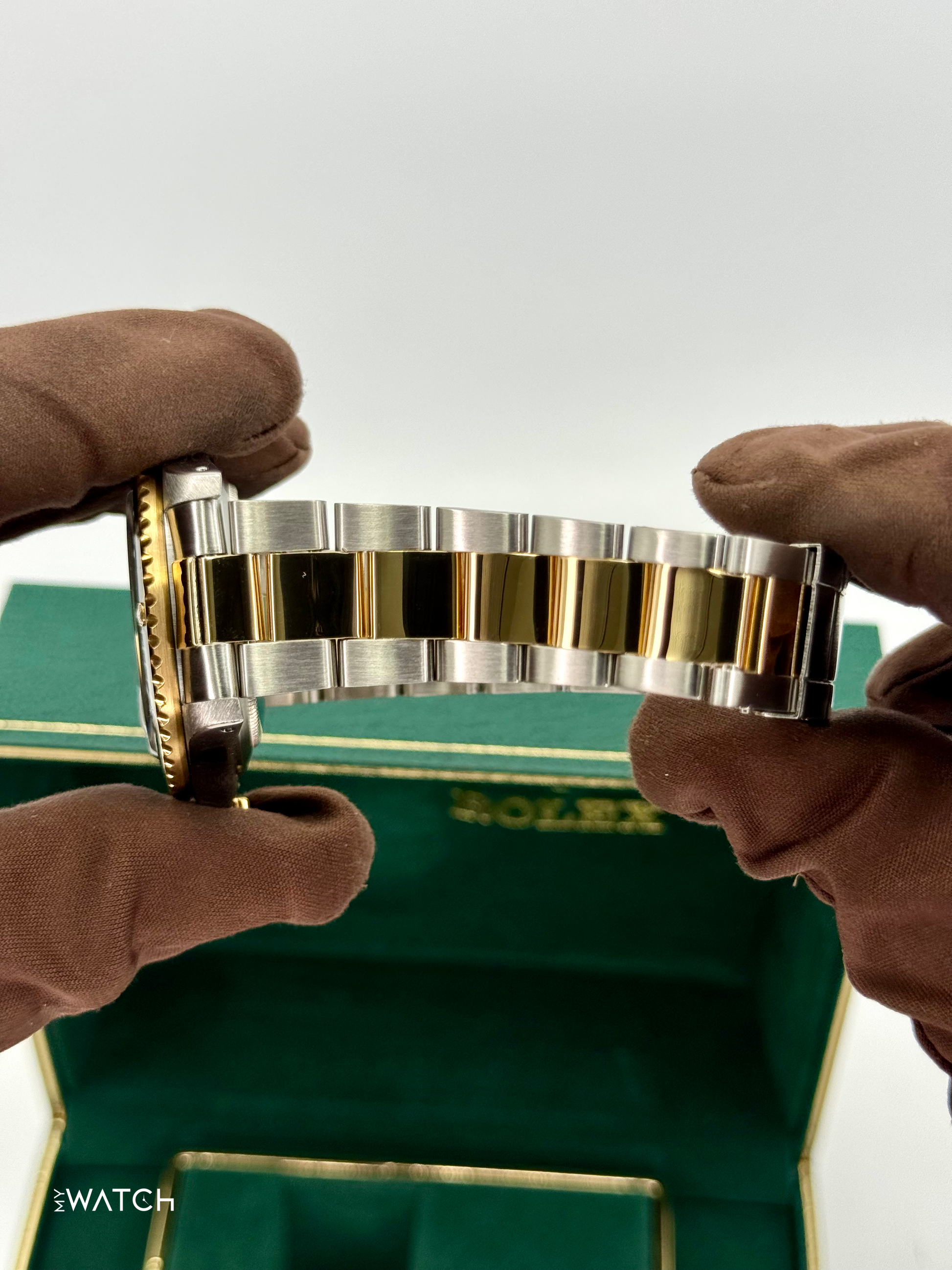 1984 Rolex Submariner 40mm 16803 Two-Tone Black Dial - MyWatchLLC