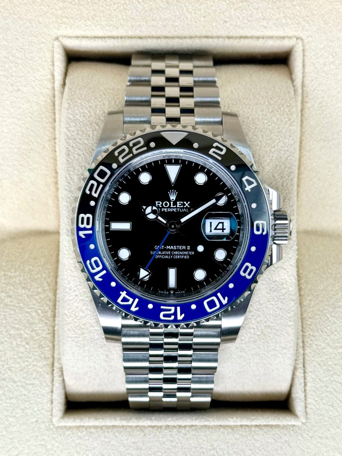 NEW 2024 Rolex GMT-Master II "Batgirl" 40mm 126710BLNR Jubilee - MyWatchLLC