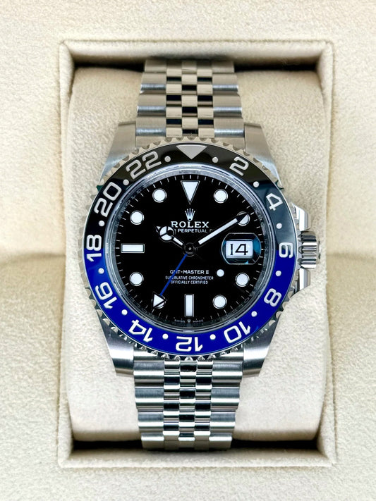 NEW 2024 Rolex GMT-Master II "Batgirl" 40mm 126710BLNR Jubilee - MyWatchLLC