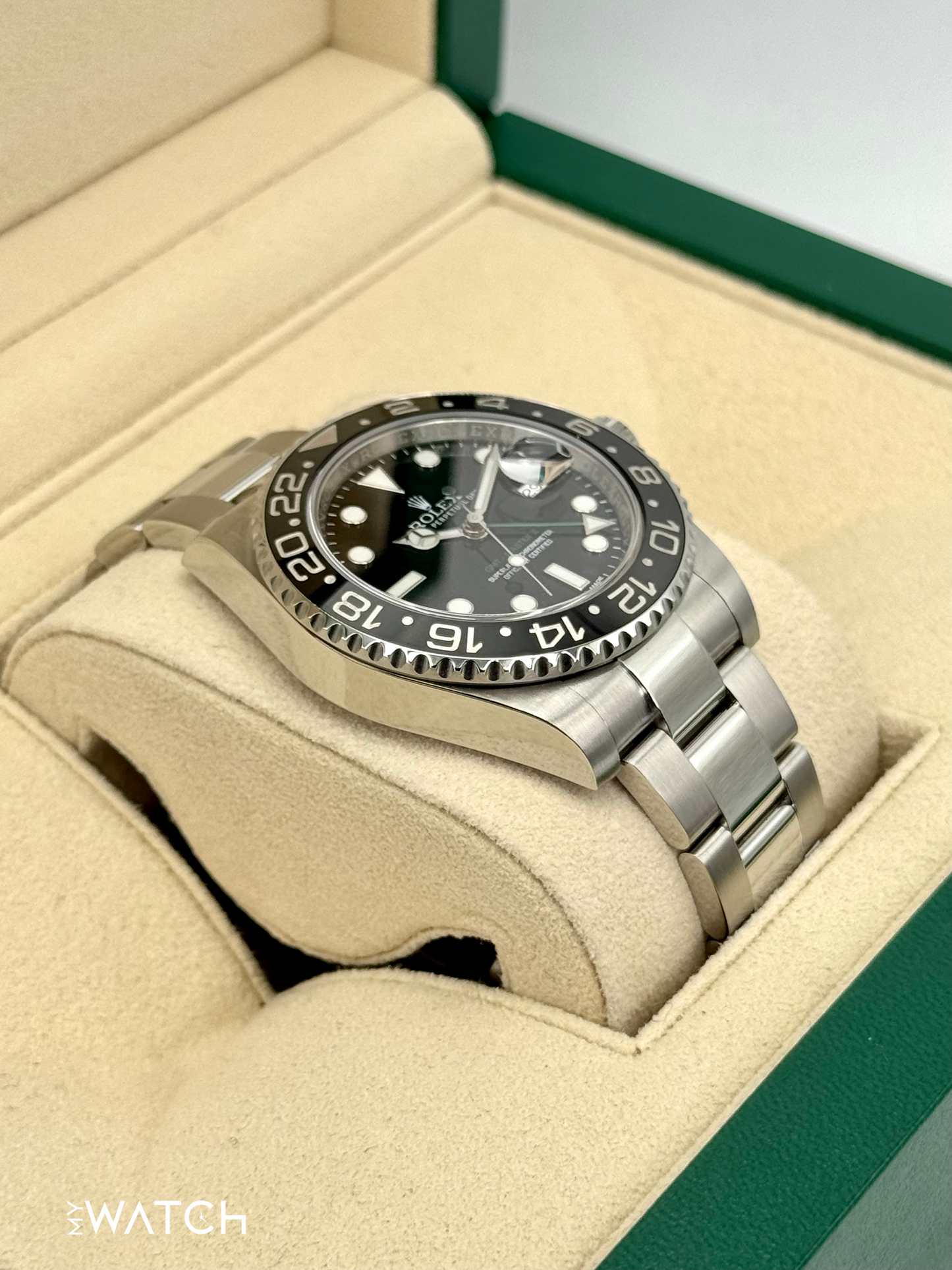 2014 Rolex GMT-Master II 40mm 116710LN Stainless Steel Black Dial - MyWatchLLC
