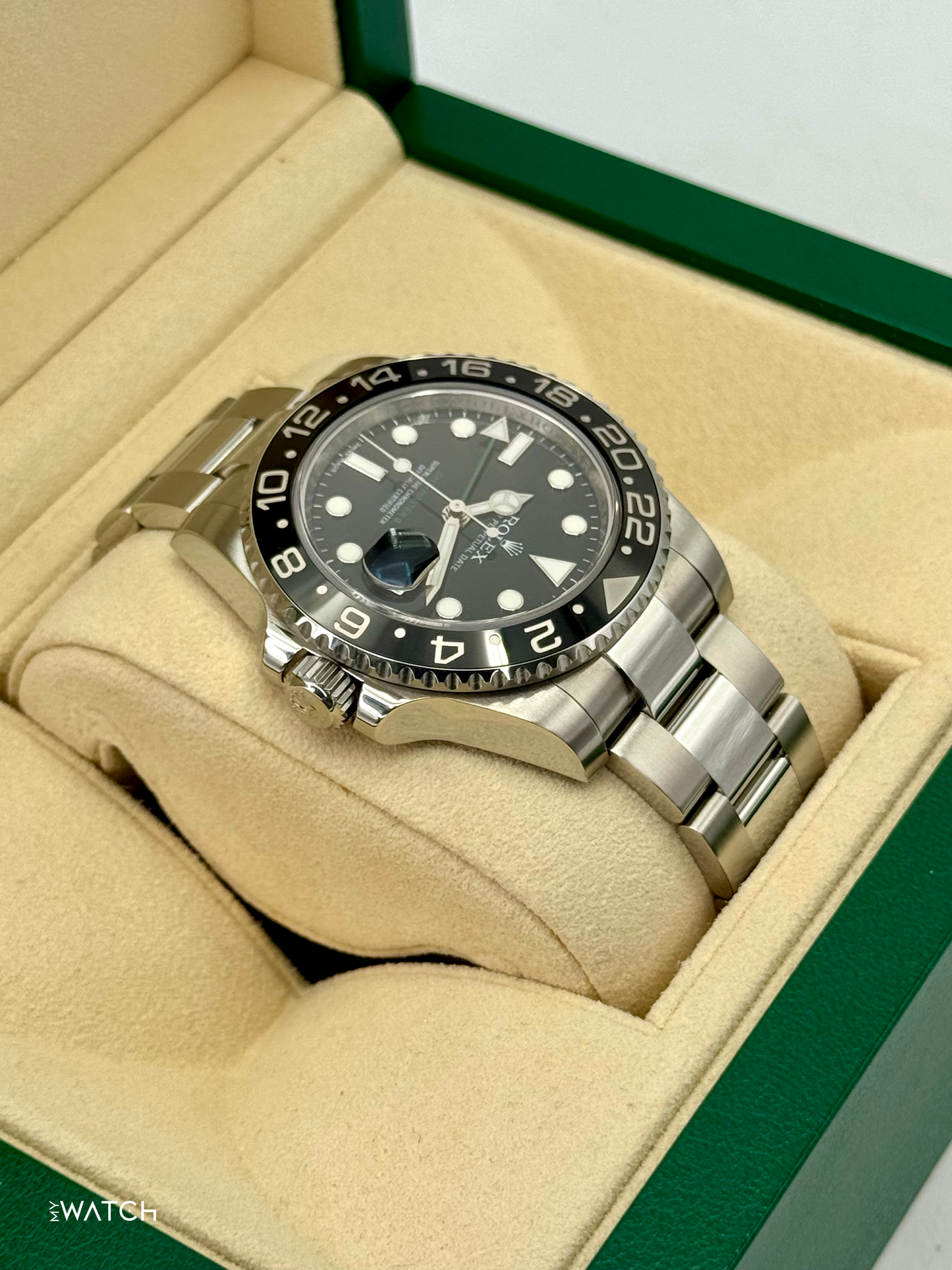 2011 Rolex GMT-Master II 40mm 116710LN Stainless Steel Black Dial