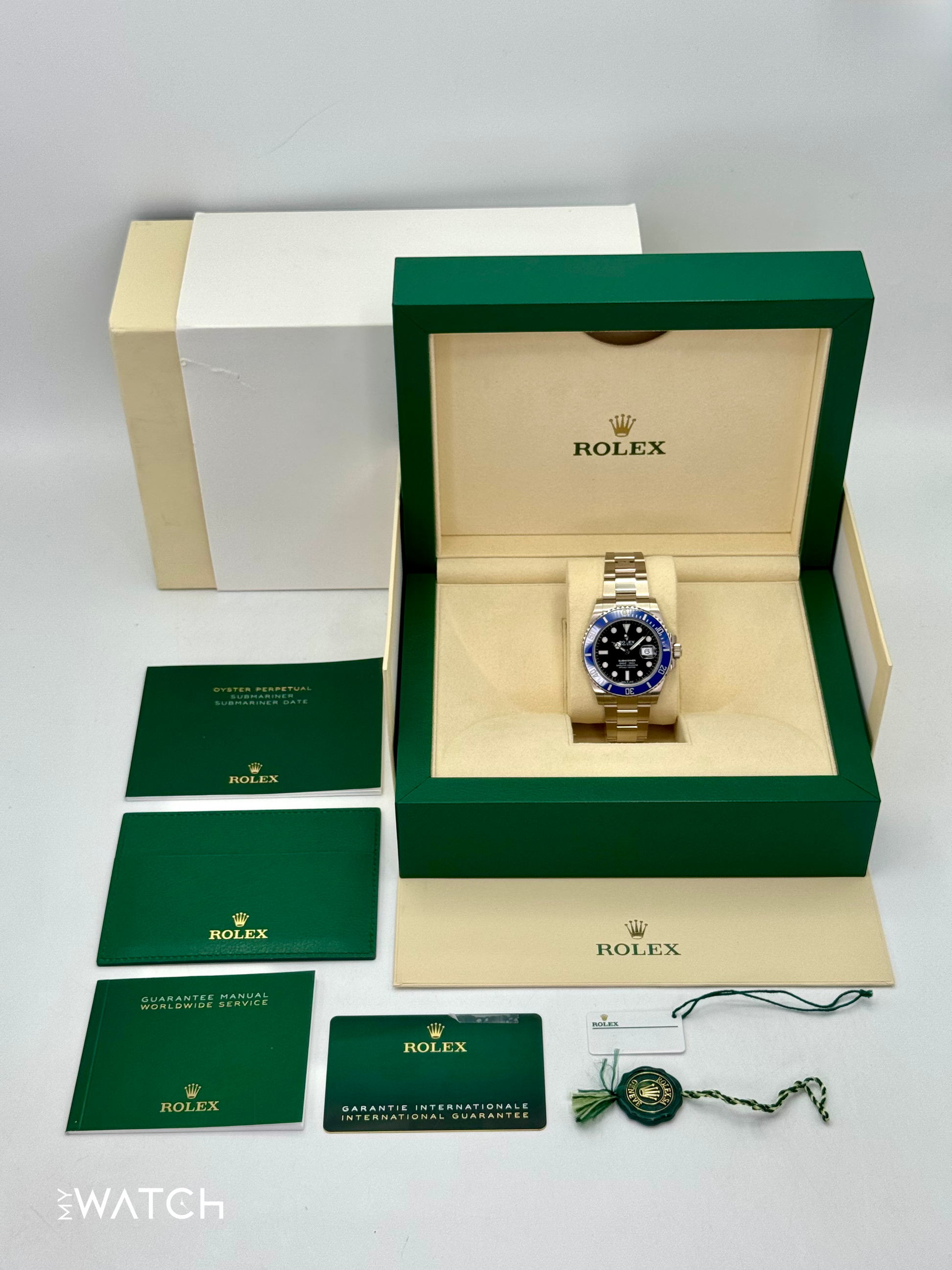 NEW 2025 Rolex Submariner “Cookie Monster â€?41mm 126619LB White Gold Black Dial - MyWatchLLC