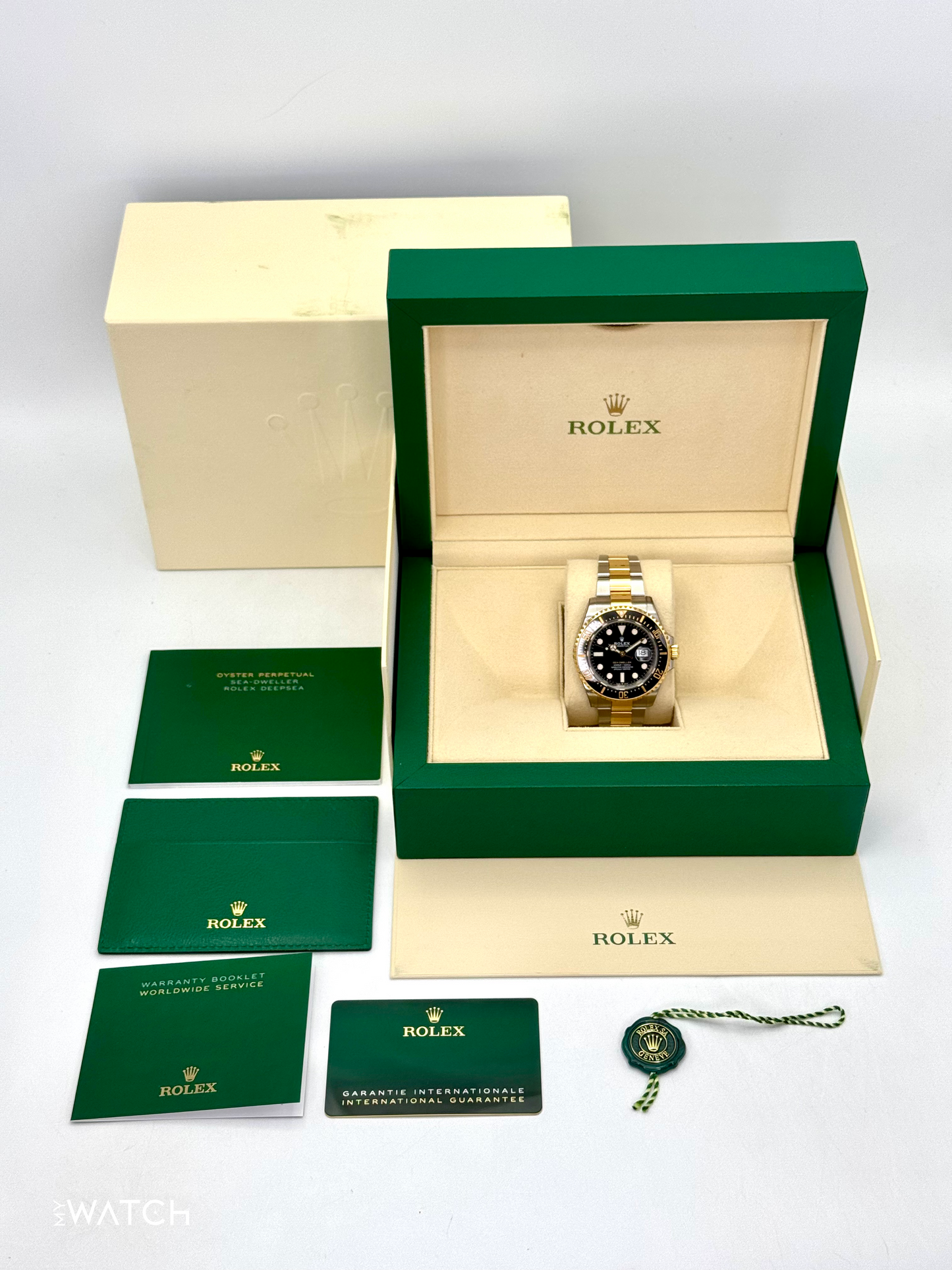 2023 Rolex Sea-Dweller 43mm 126603 Two-Tone Black Dial - MyWatchLLC