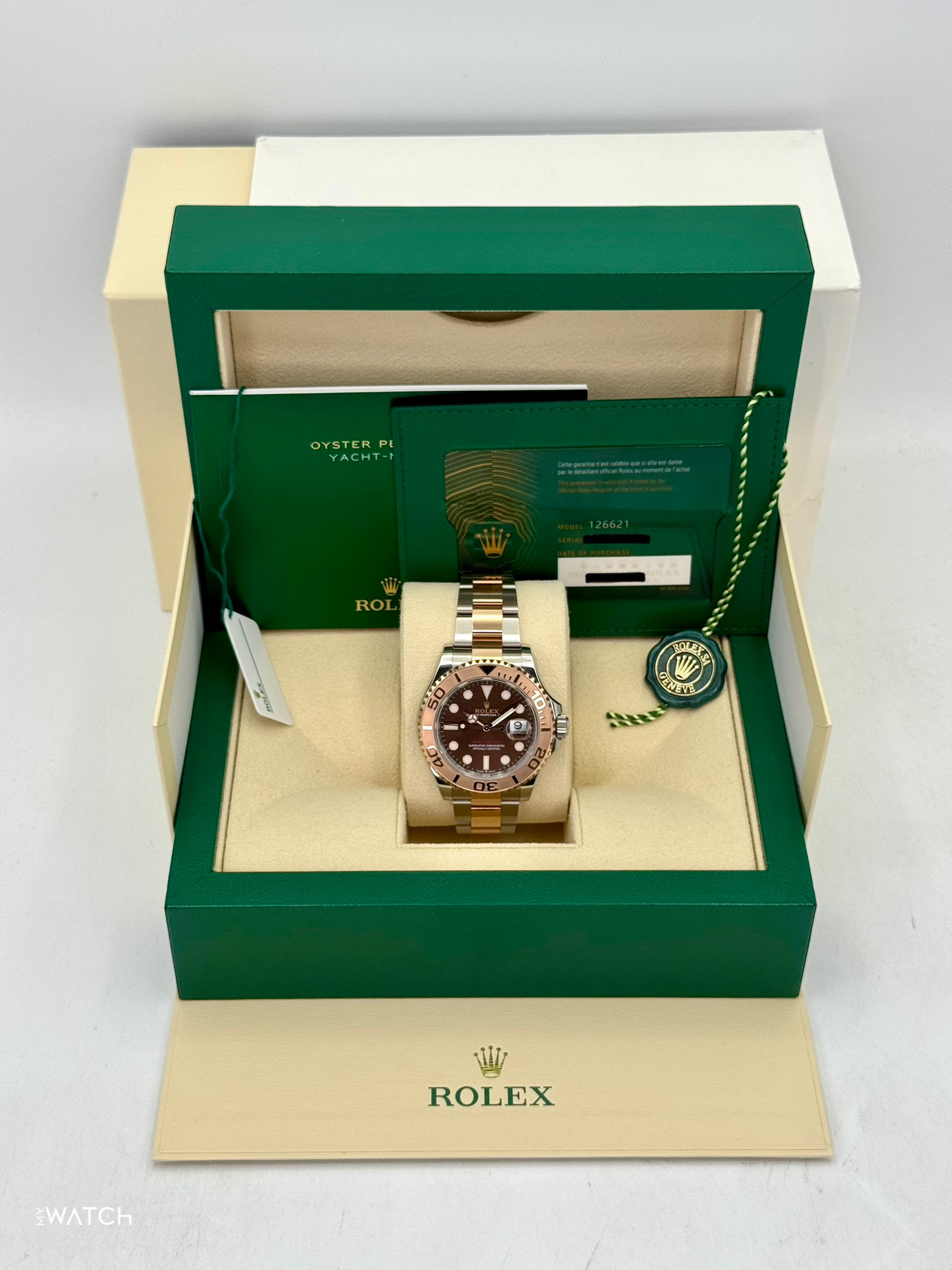 2023 Rolex Yacht-Master 40mm 126621 Two-Tone Chocolate Dial - MyWatchLLC