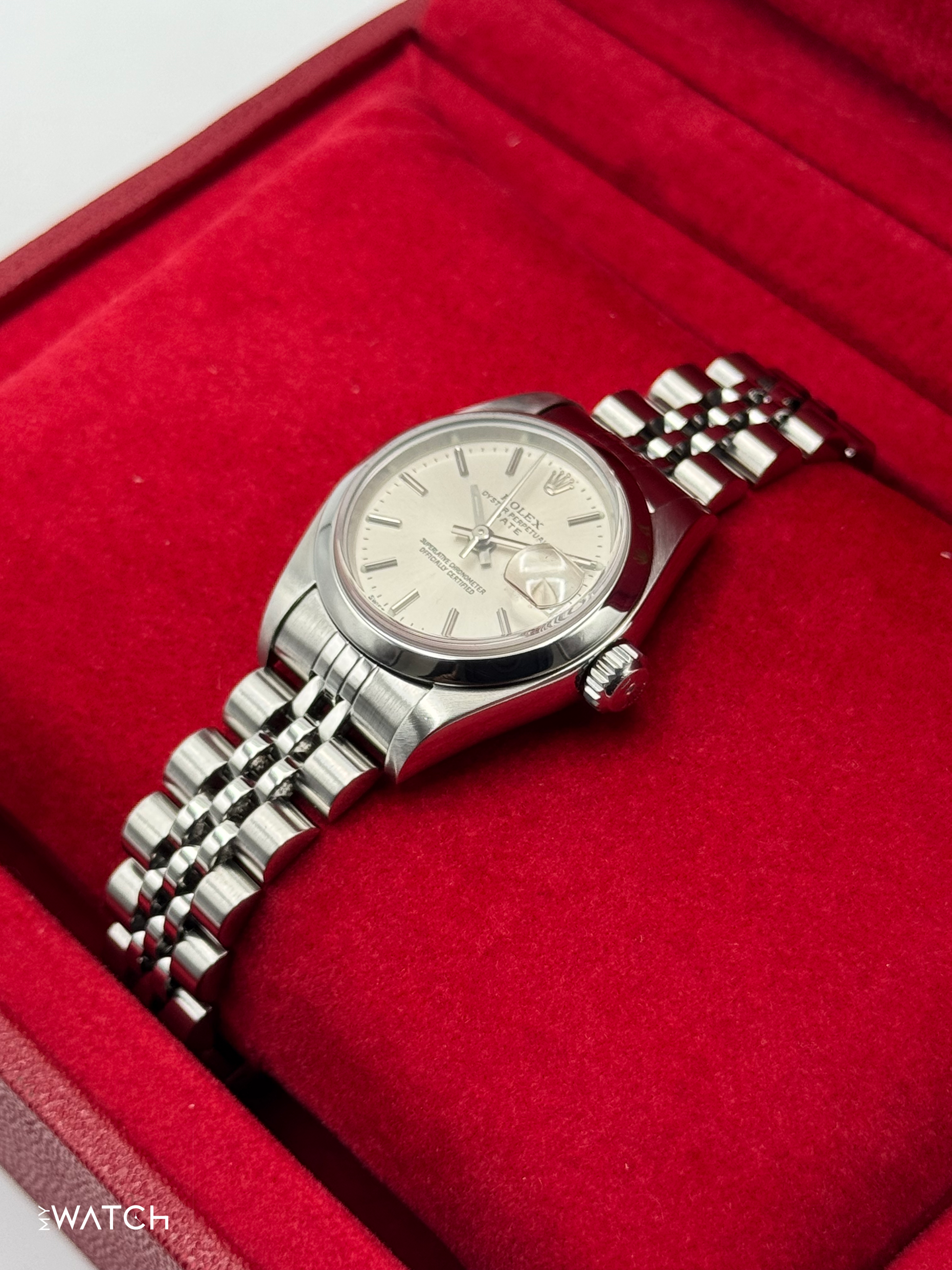 2002 Rolex Lady Datejust 26mm 79160 Stainless Steel Jubilee Silver Dial - MyWatchLLC