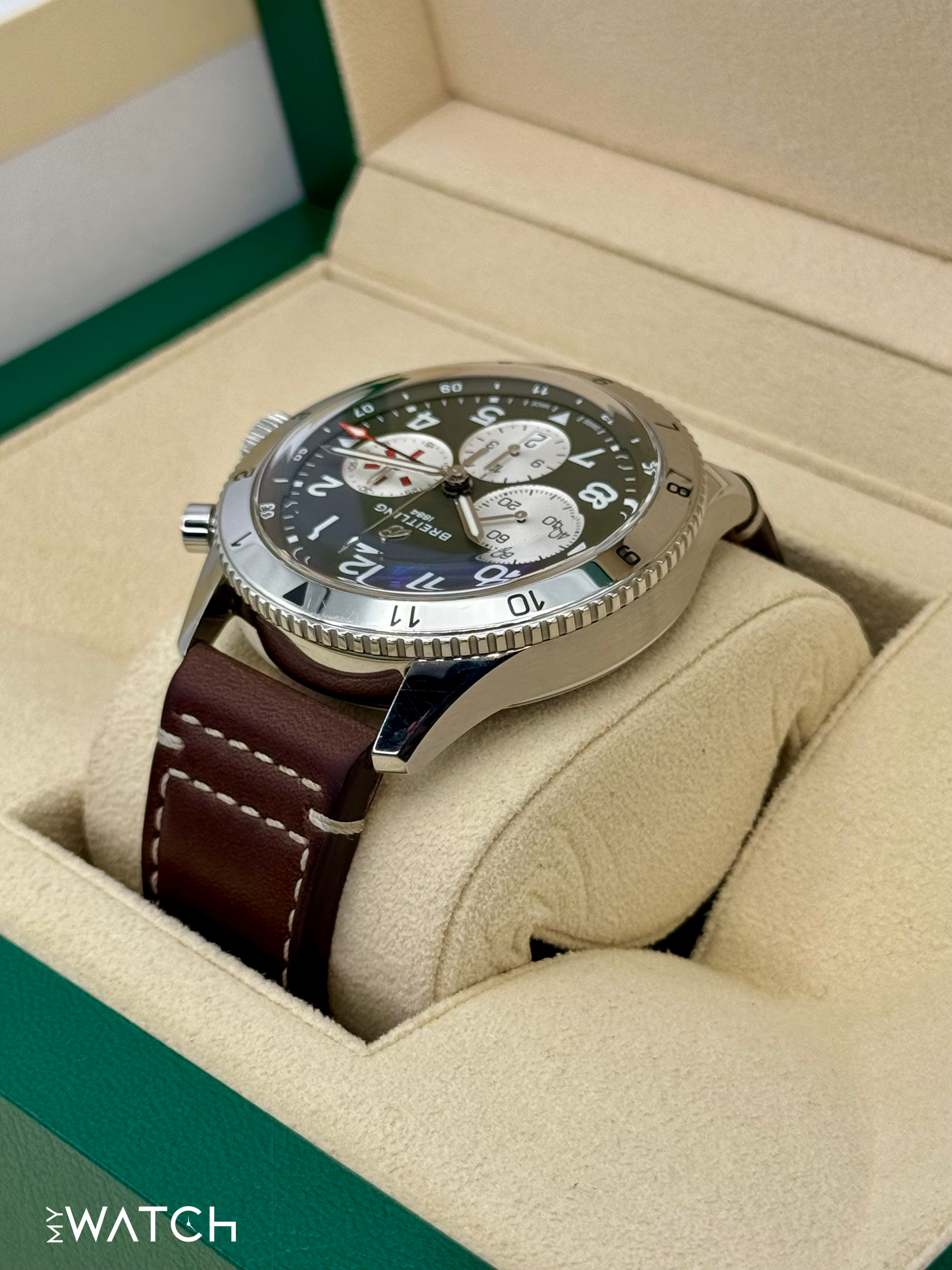 2022 Breitling Super Avi B04 Chronograph GMT "Curtis Warhawk" AB0445 - MyWatchLLC