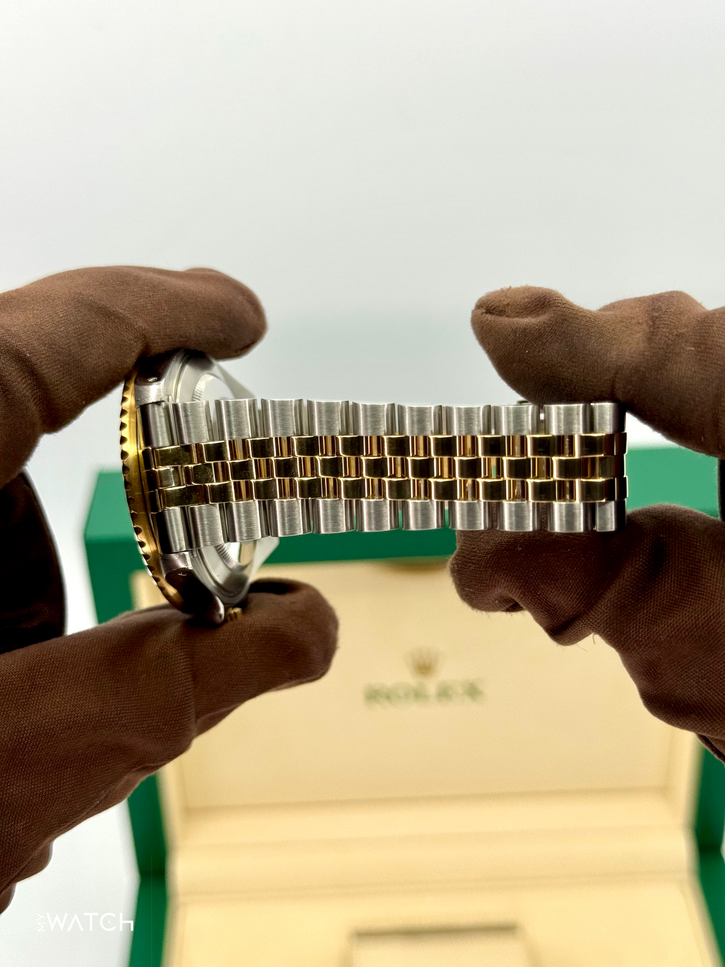 1988 Rolex GMT-Master II 40mm 16713 Two-Tone Jubilee Black Dial - MyWatchLLC