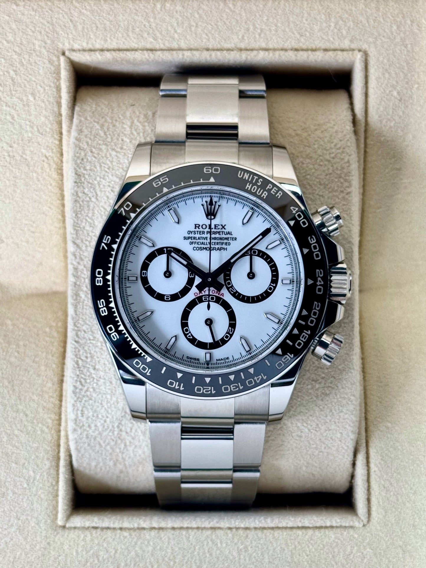 NEW 2025 Rolex Daytona 40mm 126500LN Stainless Steel Panda Dial - MyWatchLLC