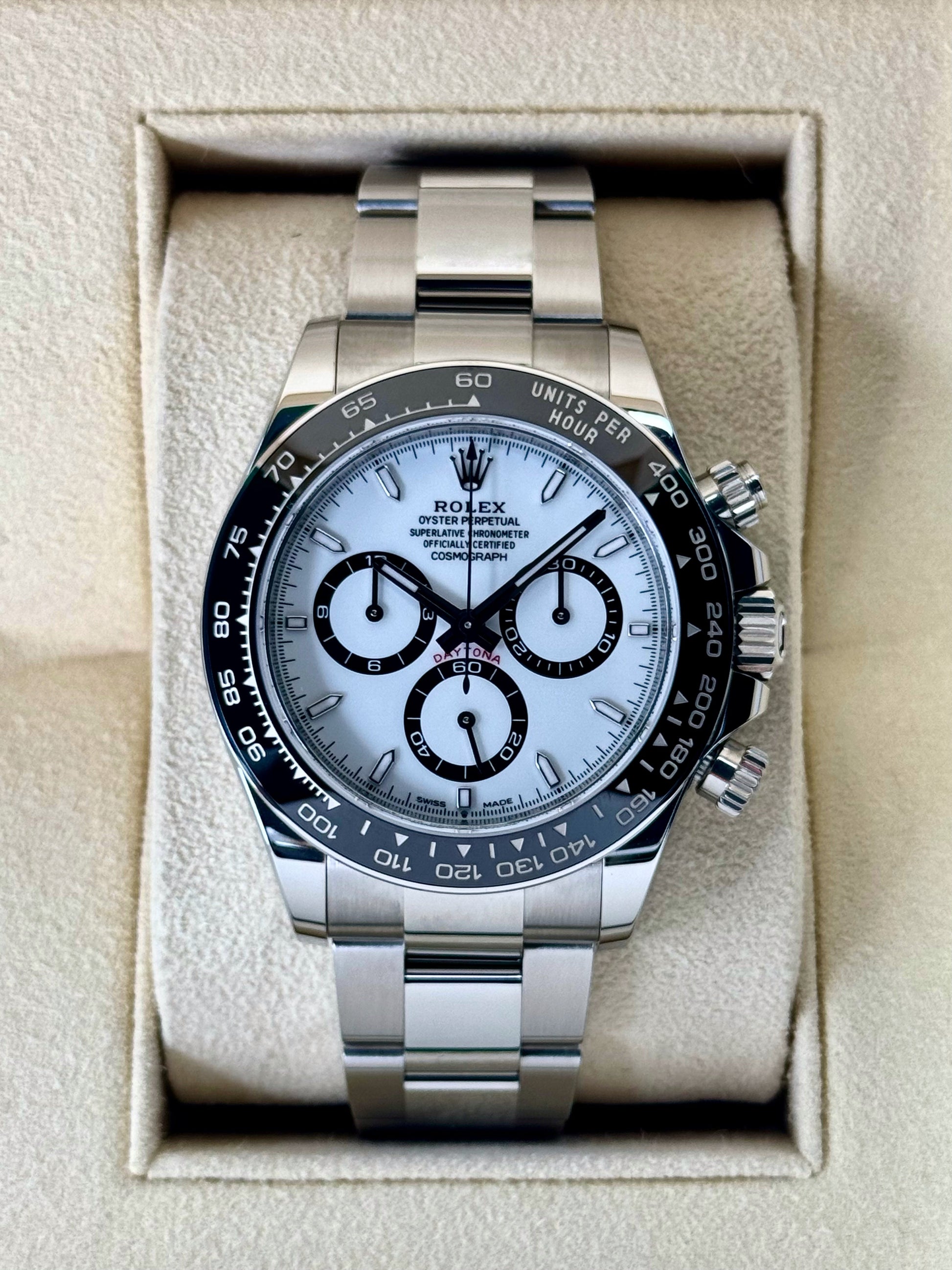 NEW 2025 Rolex Daytona 40mm 126500LN Stainless Steel Panda Dial - MyWatchLLC