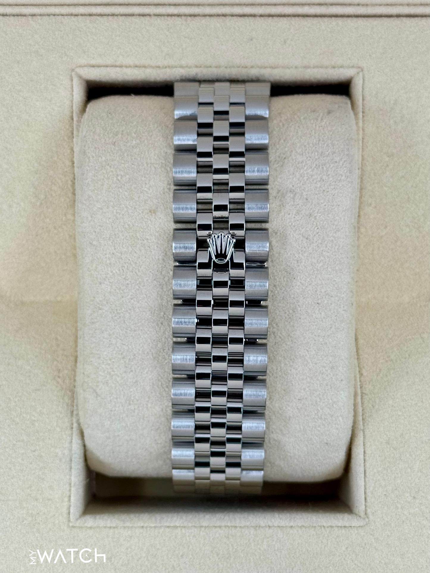 2017 Rolex Datejust 36mm 116234 Stainless Steel Jubilee Silver Diamond Dial - MyWatchLLC