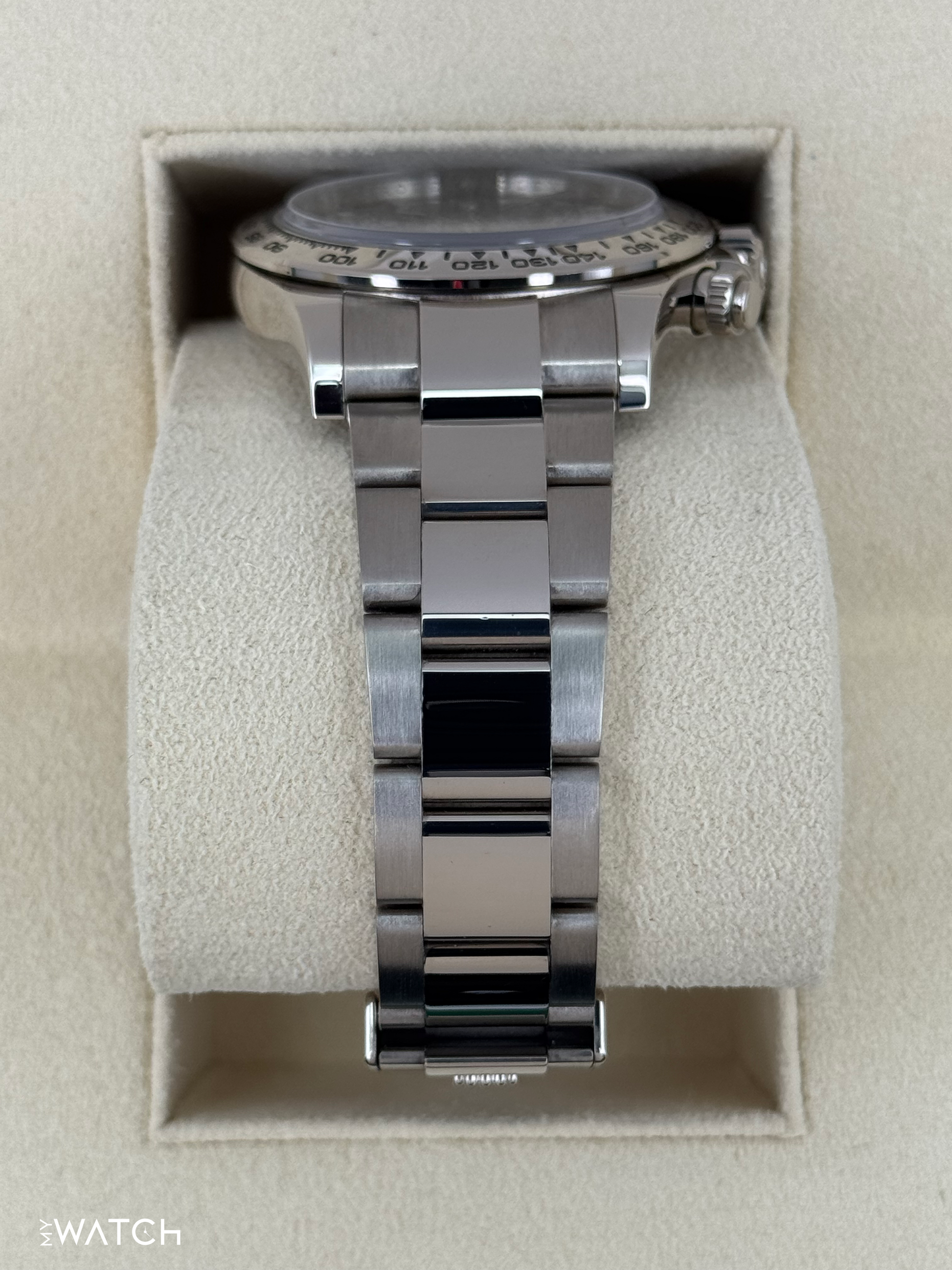 2019 Rolex Daytona 40mm 116509 White Gold Silver Ghost Dial - MyWatchLLC